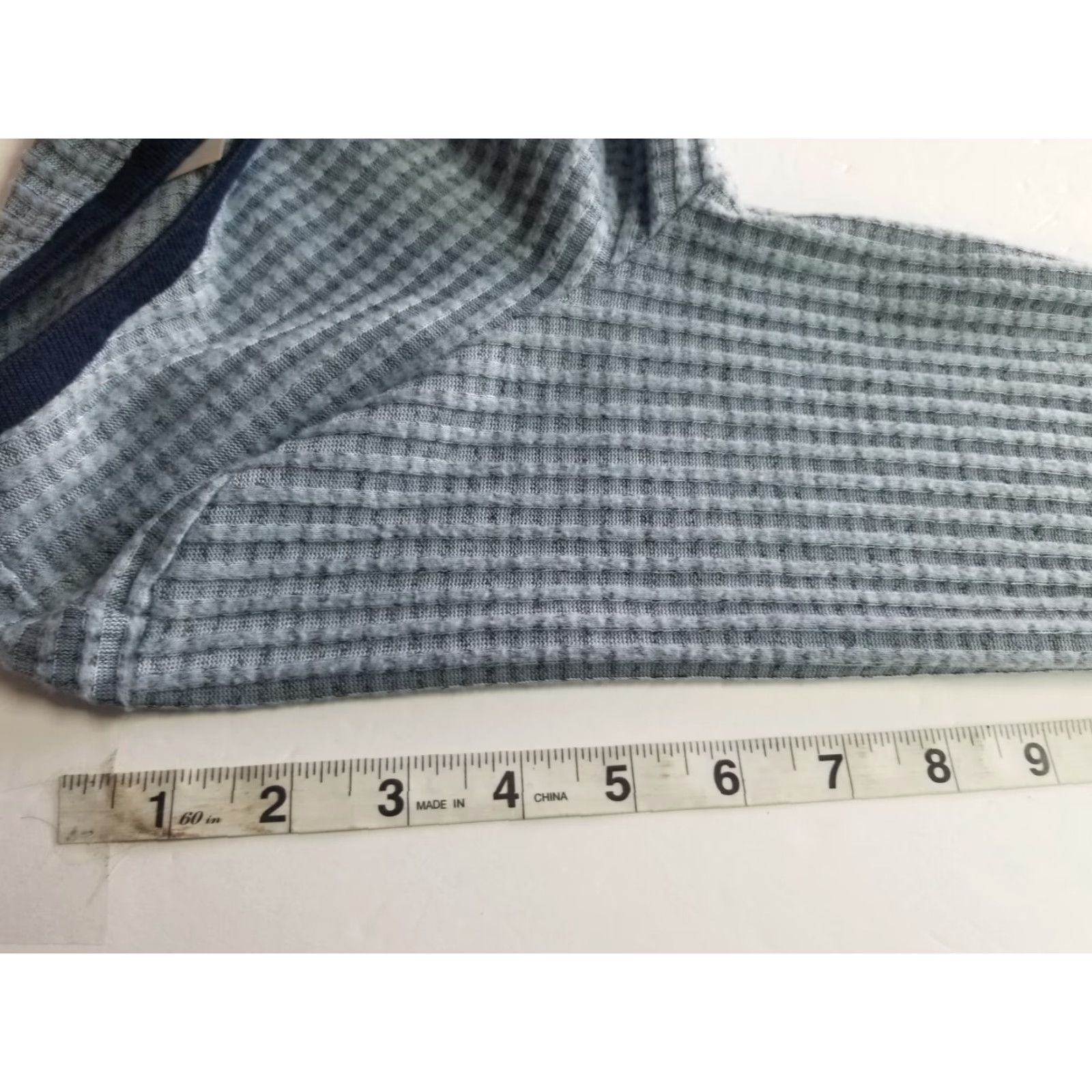 Lucky Brand Lucky Brand Pajama Top Women Small Long Sleeve Blue - Vintage No, Size S, Fair Isle Pattern, Polyester, Regular, Machine Washable Size S / US 4 / IT 40 - 6 Thumbnail