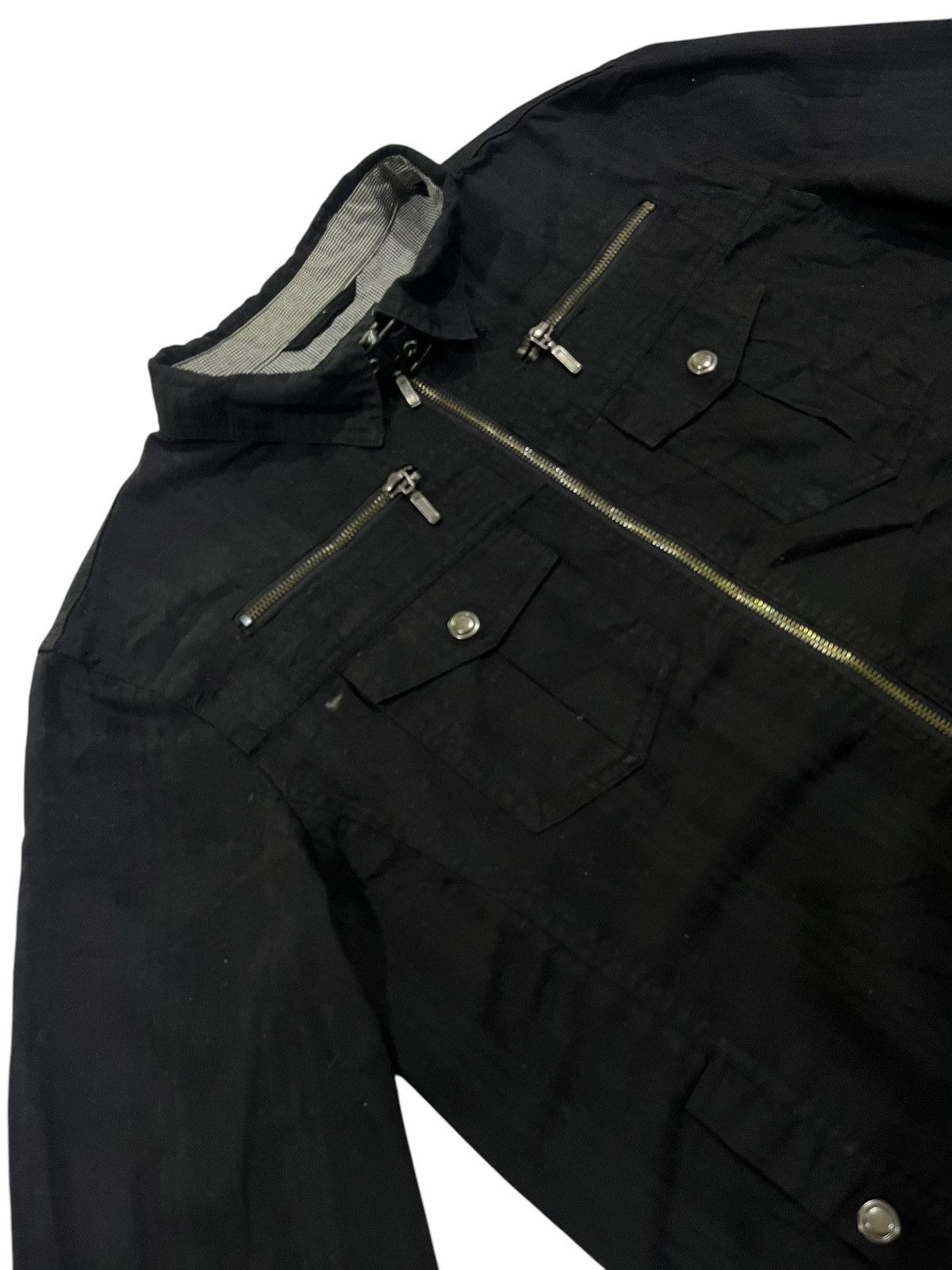 If Six Was Nine × Japanese Brand × Le Grande Bleu (L.G.B.) 🇯🇵 NOTA BENE GOTHIC PUNK STYLE ZIPPER JACKET Size US L / EU 52-54 / 3 - 3 Thumbnail
