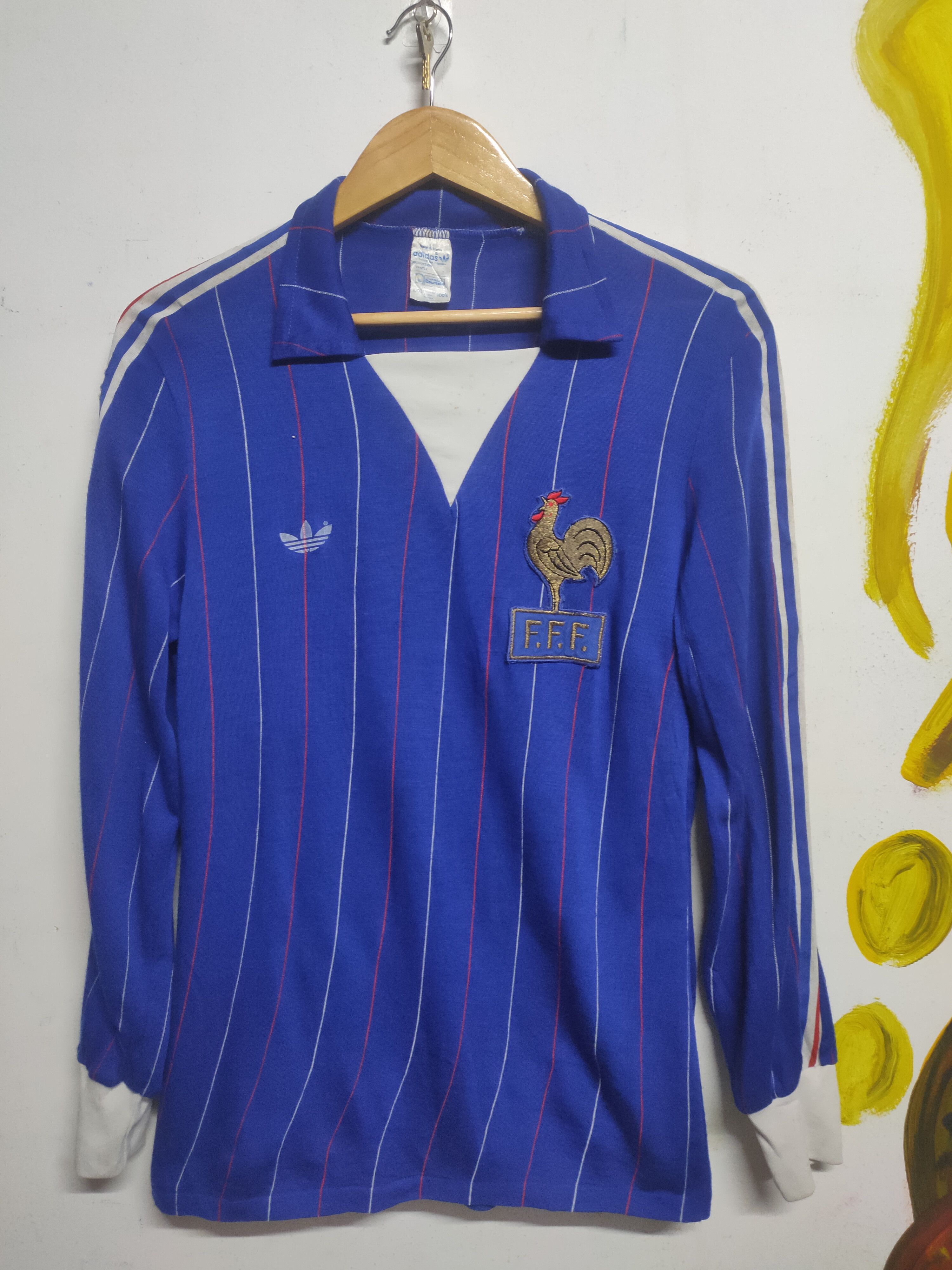 Vintage Vintage 1980-82 France home jersey Size US S / EU 44-46 / 1 - 3 Thumbnail