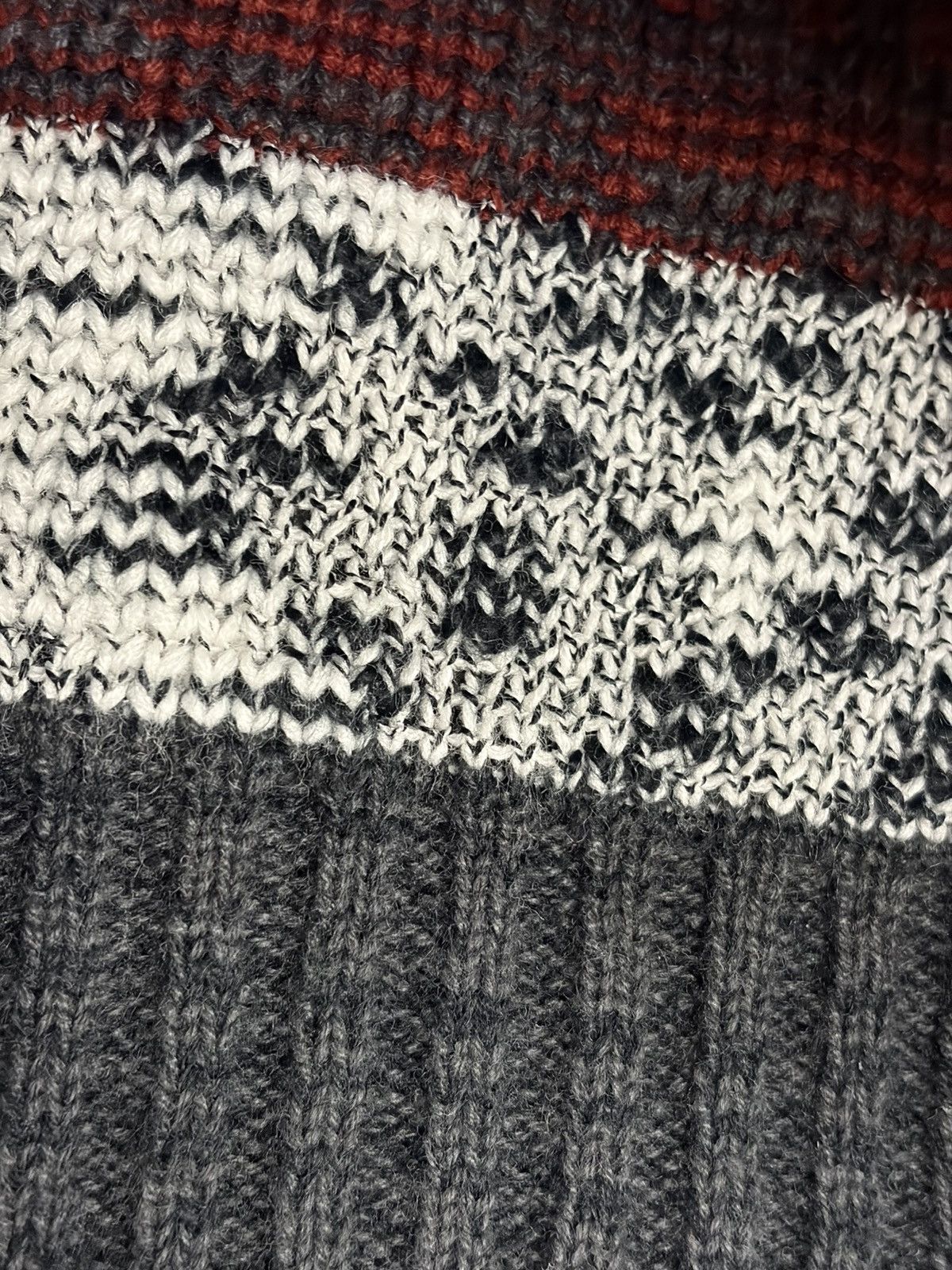 Saturdays NYC Vtg Saturdays Sweater Fair Isle Knit Crewneck Geometric 90s Size US M / EU 48-50 / 2 - 4 Thumbnail