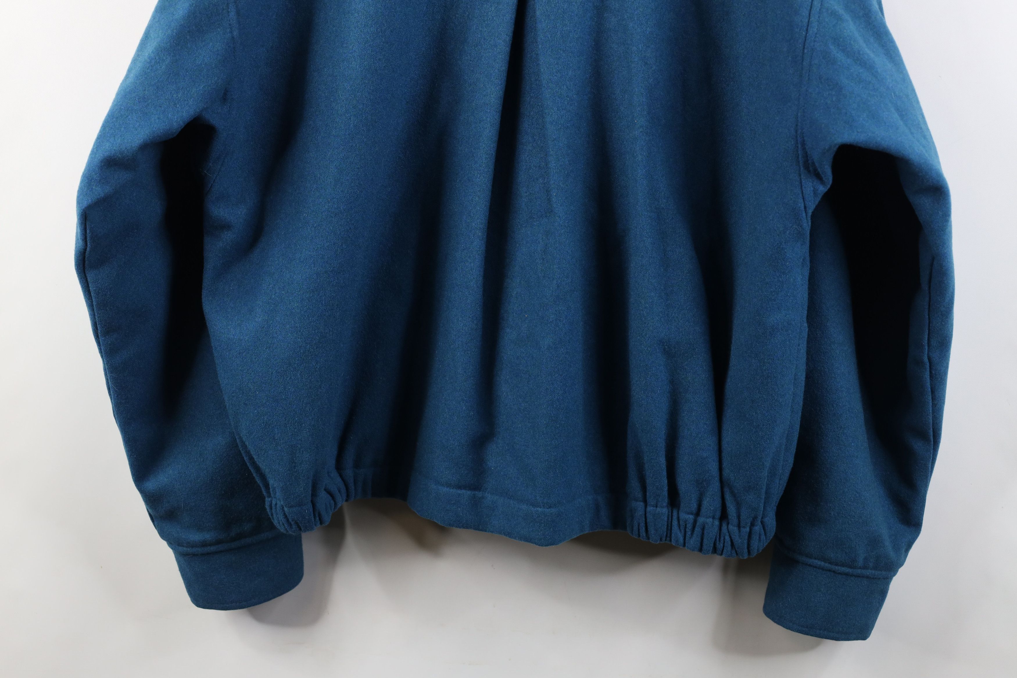 Pendleton Vintage 90s Pendleton Virgin Wool Bomber Jacket Blue USA Size US XL / EU 56 / 4 - 14 Thumbnail