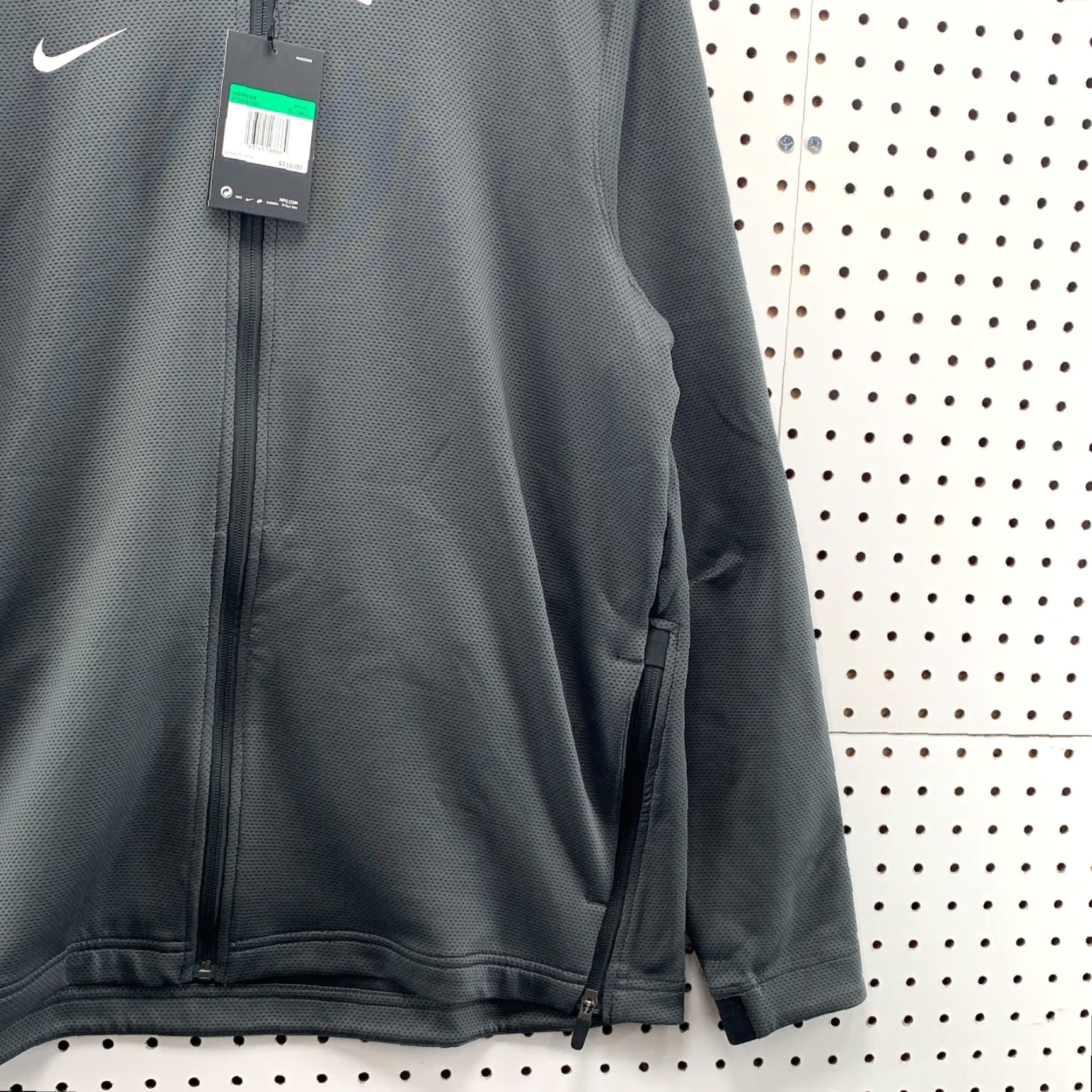 Nike VINTAGE Nike Dri Fit Active Jacket Womens Tall XL Gray NWT 110 Size XL / US 12-14 / IT 48-50 - 4 Thumbnail