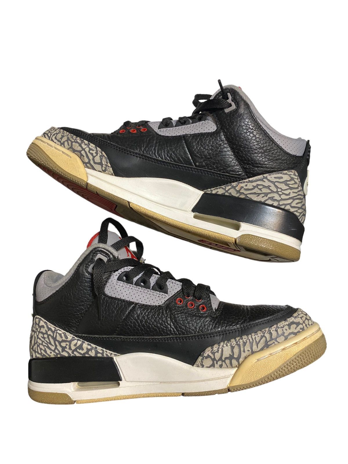 Jordan Brand Jordan 3 Black Cement 2018 Size US 8 / EU 41 - 3 Thumbnail