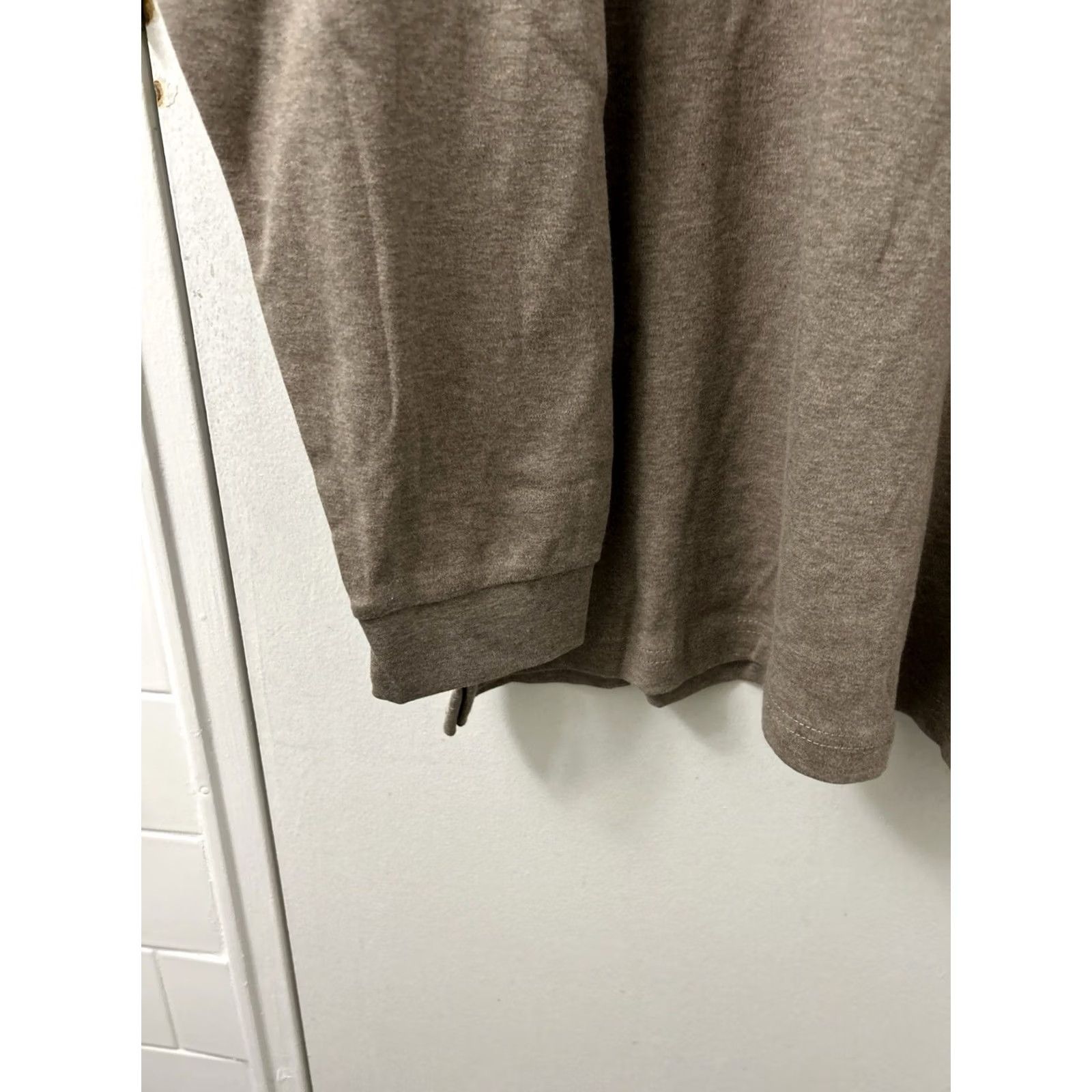 Vintage John Ashford Polo Shirt Mens 2XL Mocha Brown Pocket Long Sleeve NWT Size US XXL / EU 58 / 5 - 6 Thumbnail