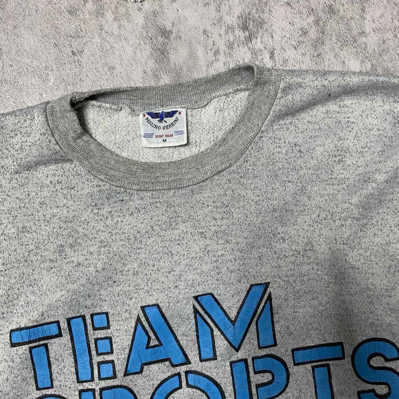 Other Grey vintage Team Sports crewneck sweatshirt Size US M / EU 48-50 / 2 - 3 Thumbnail
