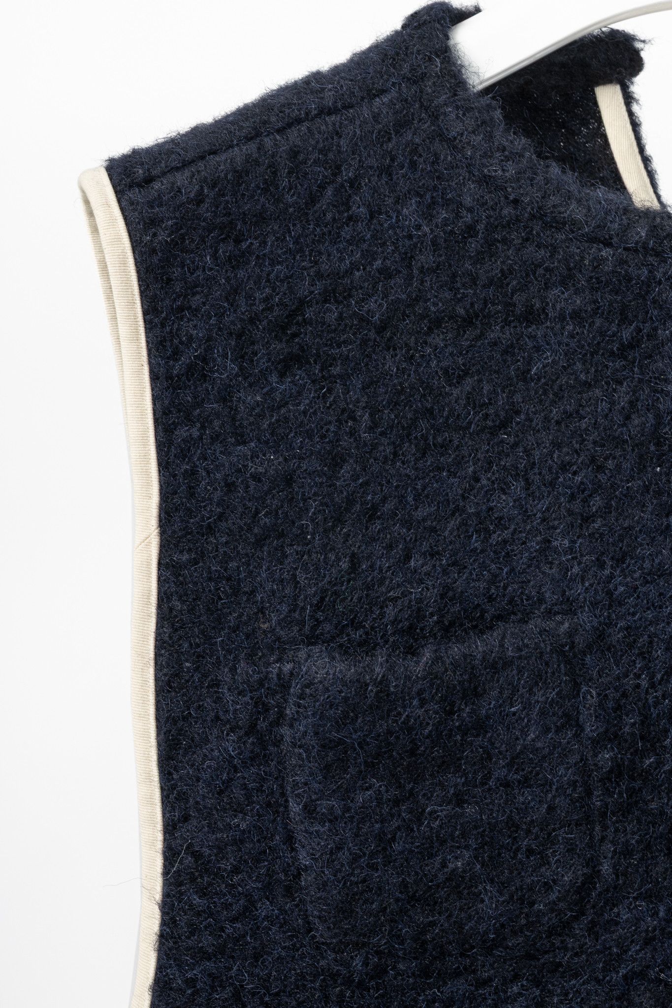 Other Eleph Fuzz Navy Side-Tie Wool Vest Size XS / US 0-2 / IT 36-38 - 5 Thumbnail