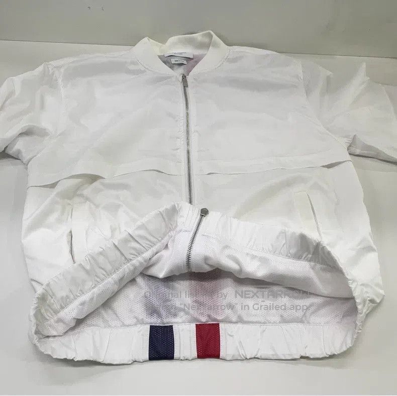 Thom Browne Thom Browne Zipper Long Sleeve Jacket, White, Lightweight Size US L / EU 52-54 / 3 - 6 Thumbnail