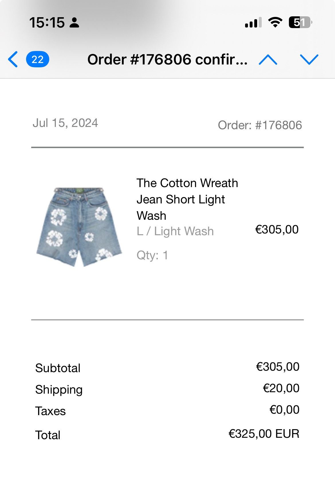 DENIM TEARS × Levi's Denim Tears x Levi’s - Cotton Wreath Shorts Light Wash Size US 32 / EU 48 - 10 Thumbnail