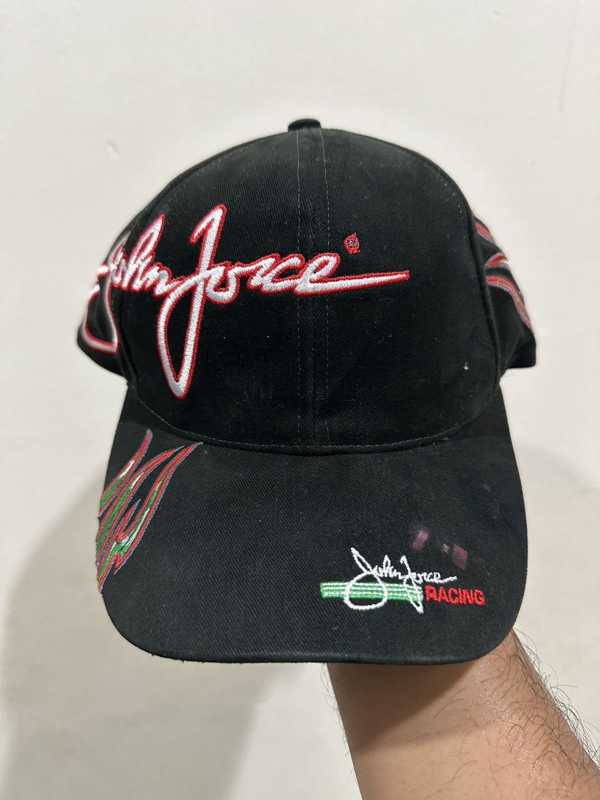 NASCAR VTG 90’s NHRA JOHN FORCE Snapback Size ONE SIZE - 4 Thumbnail