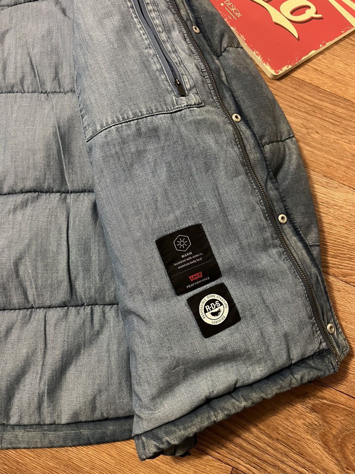 Levi's Levis Down Barstow Puffer Jacket Size US XL / EU 56 / 4 - 5 Thumbnail