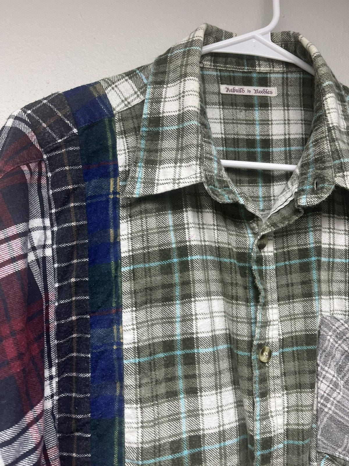 Needles Needles Rebuild 7 Cut Flannel Shirt Size US L / EU 52-54 / 3 - 3 Thumbnail