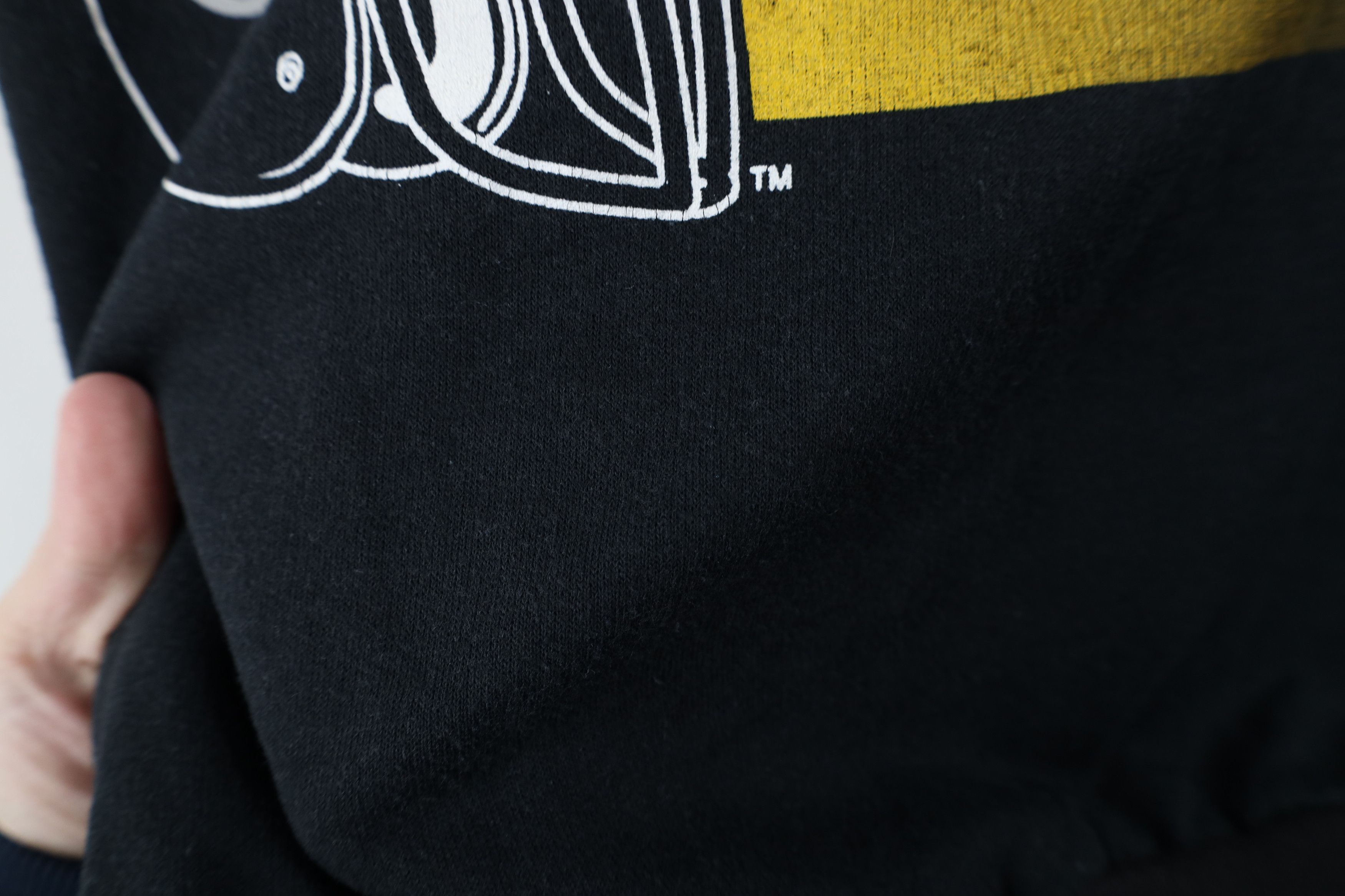 Vintage Vintage 80s 90s Steelers Football Short Sleeve Sweatshirt Size US XL / EU 56 / 4 - 6 Thumbnail