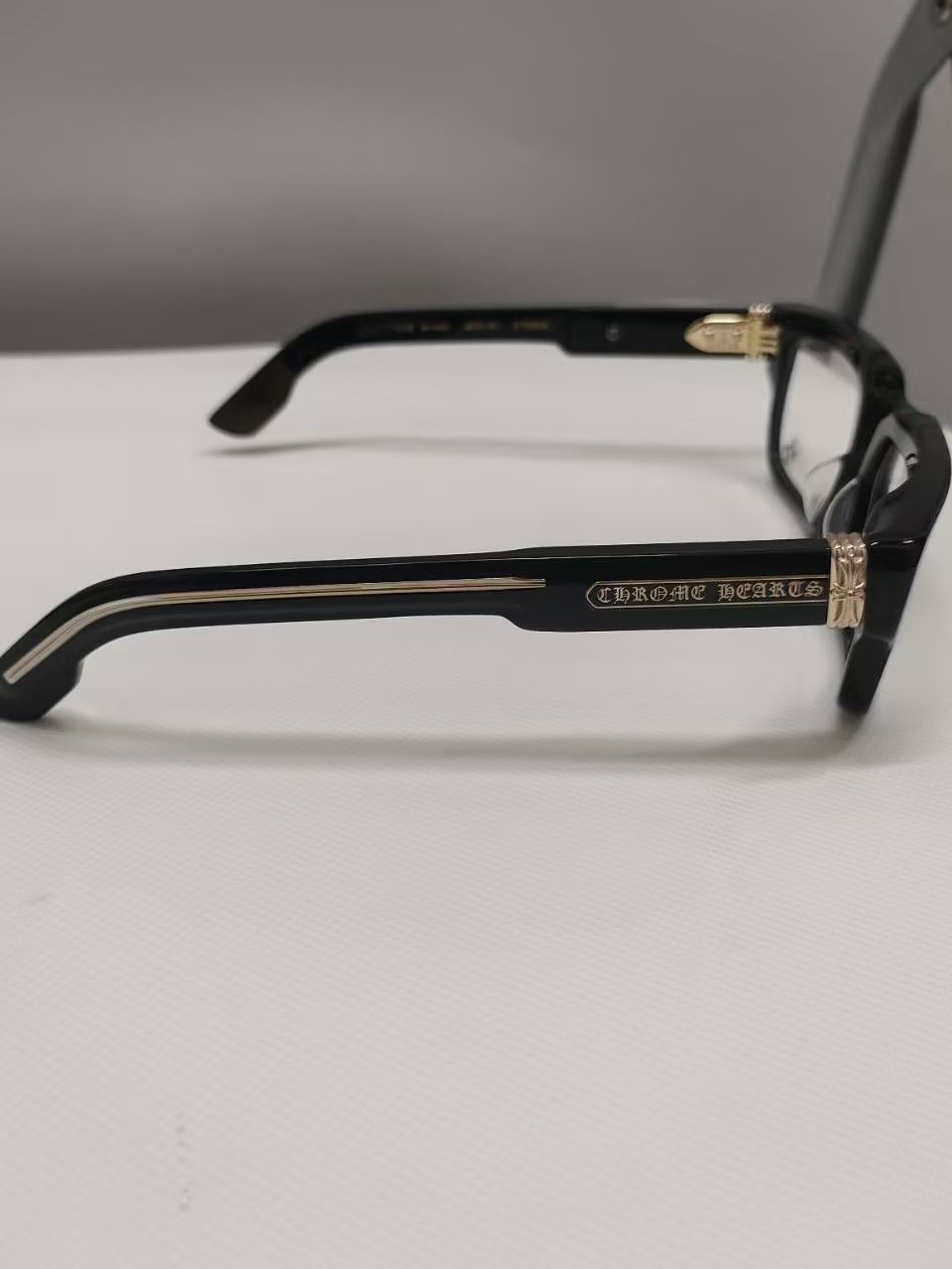 Chrome Hearts Chrome Hearts 2 Thick BK/GP Glasses Frame Size ONE SIZE - 6 Thumbnail