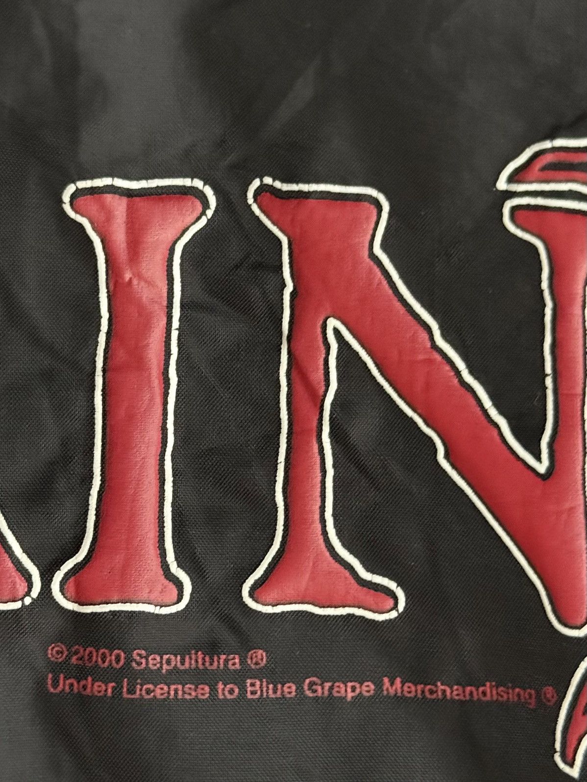Band Tees Vintage 98 2000 Sepultura Against Blue Grape Coach Jacket XL Size US XL / EU 56 / 4 - 5 Thumbnail
