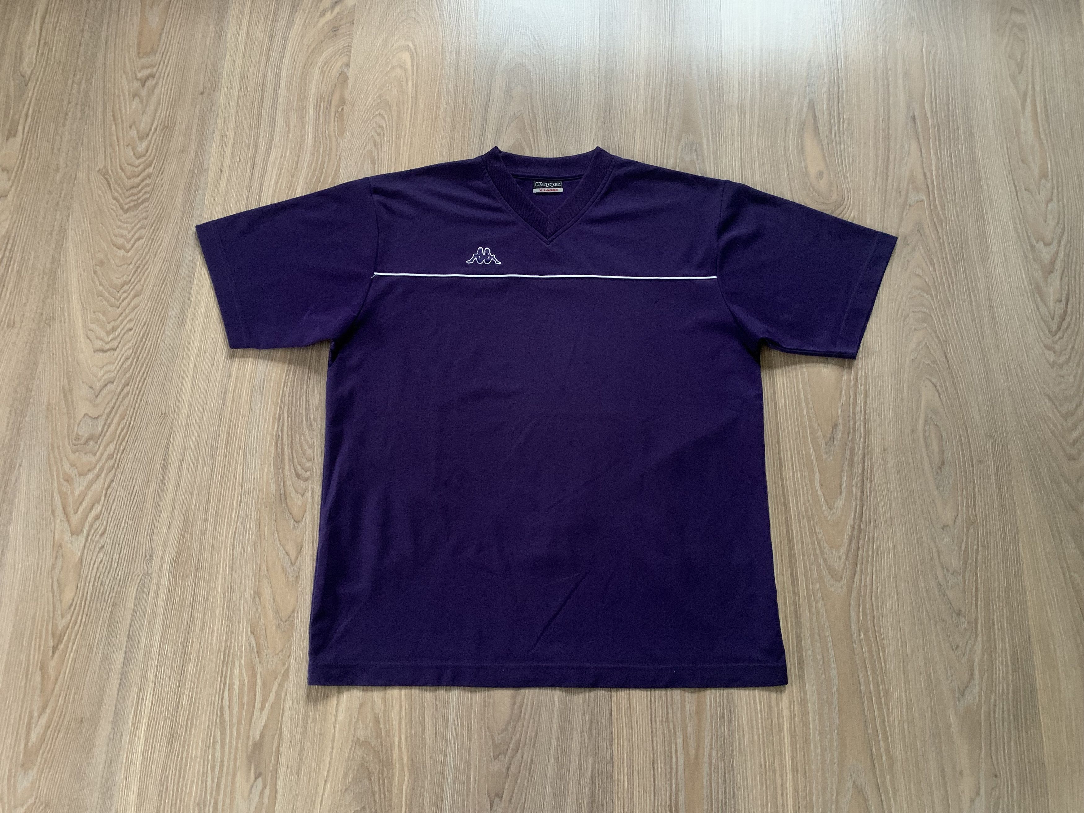 Kappa Vintage Kappa Purple Training T-Shirt Size US XL / EU 56 / 4 - 1 Thumbnail