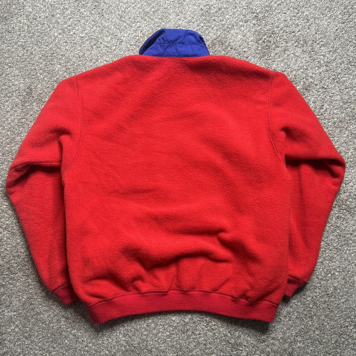 Patagonia × Vintage Vintage 80s Patagonia synchilla quarter zip red sweater Size US M / EU 48-50 / 2 - 2 Thumbnail