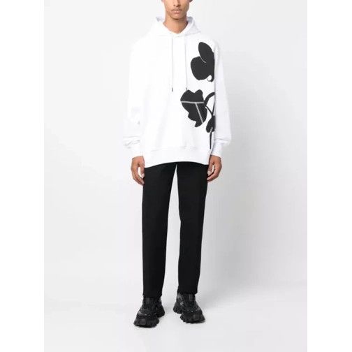 Alexander McQueen o1y1024 Hooded Sweatshirt In White Size US L / EU 52-54 / 3 - 4 Thumbnail