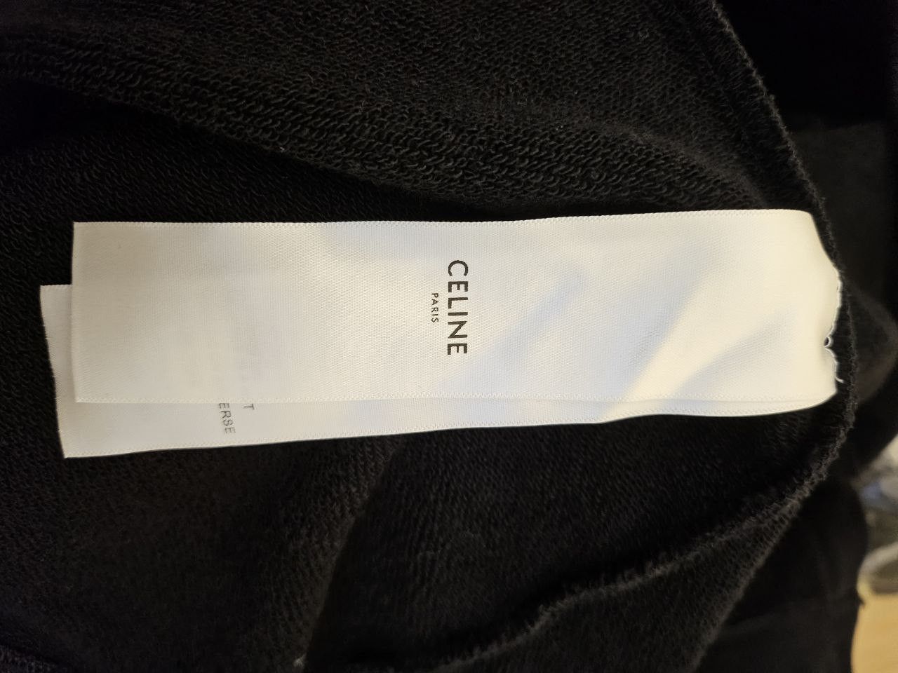 Celine *New* Oversized Logo Cotton Fleece Cardigan Size US XS / EU 42 / 0 - 4 Thumbnail