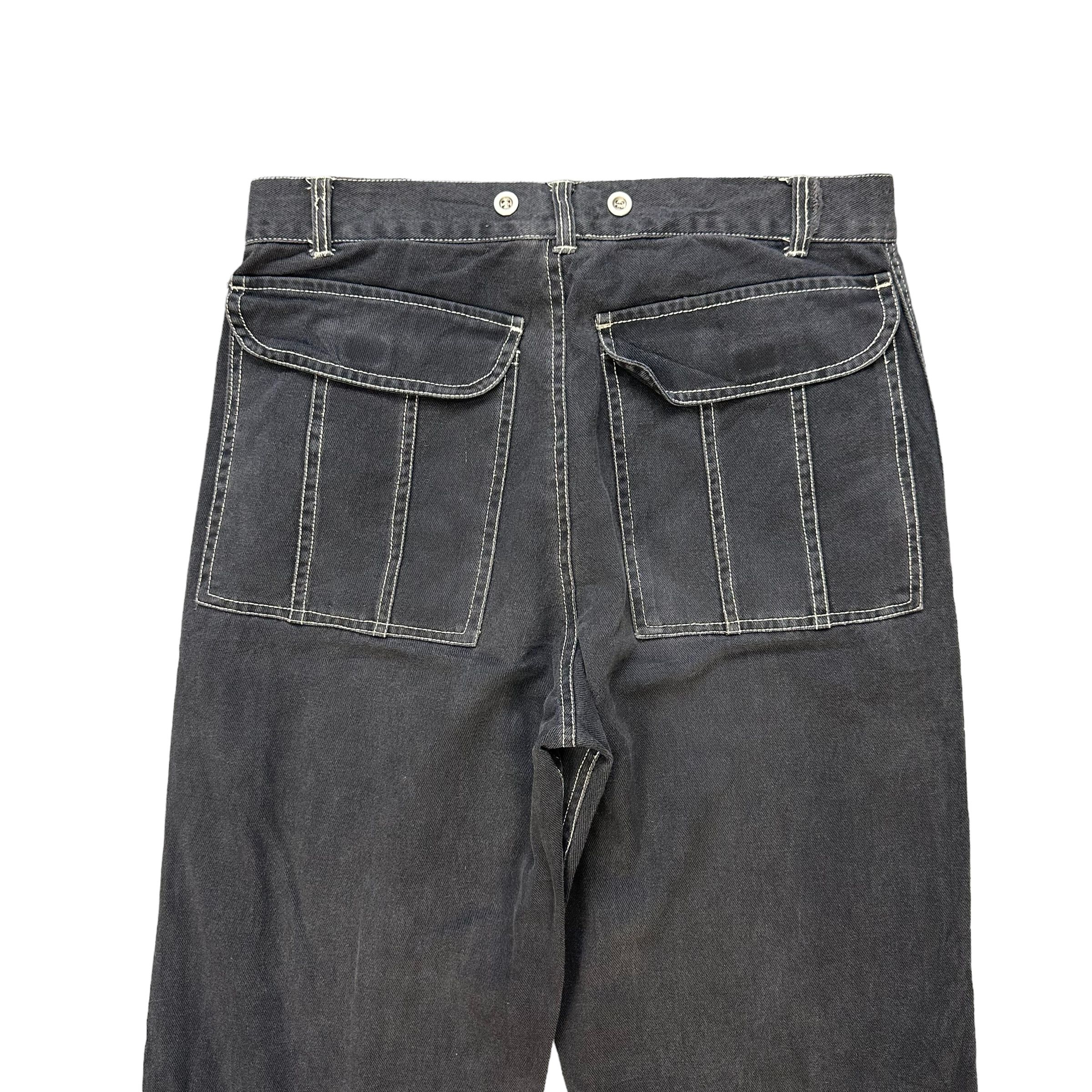Japanese Brand IHIHI JPN PIERRE CARDIN DOUBLE THIGH 6 POCKET PANT #7794-176 Size US 31 - 11 Thumbnail