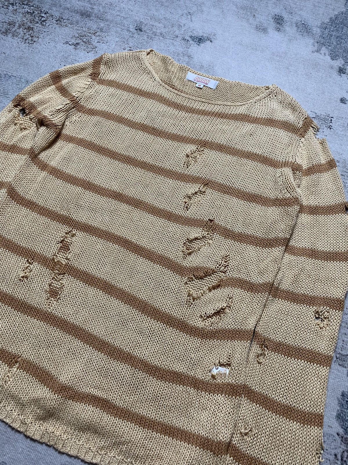Issey Miyake Japanese Brand Distressed Knit Grunge Kurt Cobain Size US M / EU 48-50 / 2 - 3 Thumbnail
