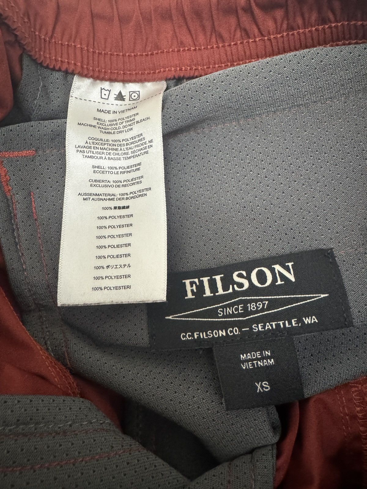 Filson Filson Sauk River Shorts Red Clay Size US 29 - 7 Thumbnail