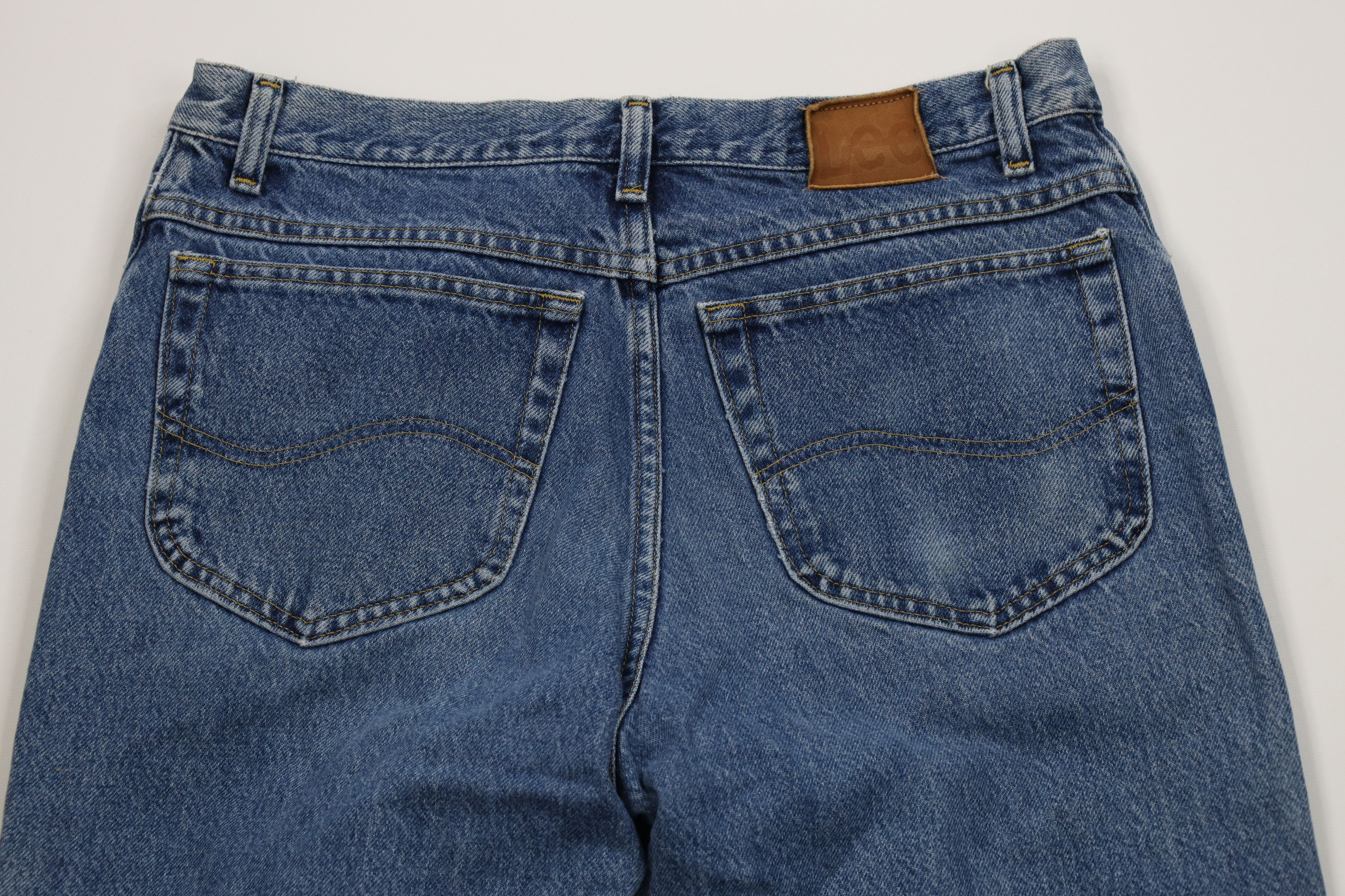 Lee Vintage Y2K Lee Straight Leg Denim Jeans Blue Cotton Size US 33 - 12 Thumbnail