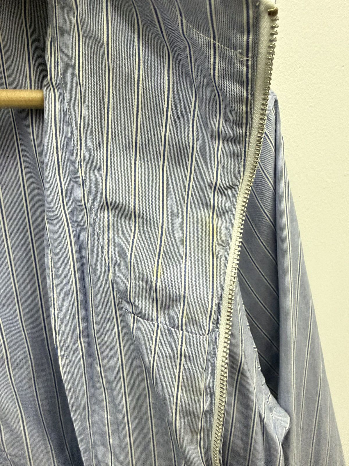 Comme des Garcons Comme des Garçons Striped Double Pocket Hoodie Light Jacket Size US S / EU 44-46 / 1 - 12 Thumbnail