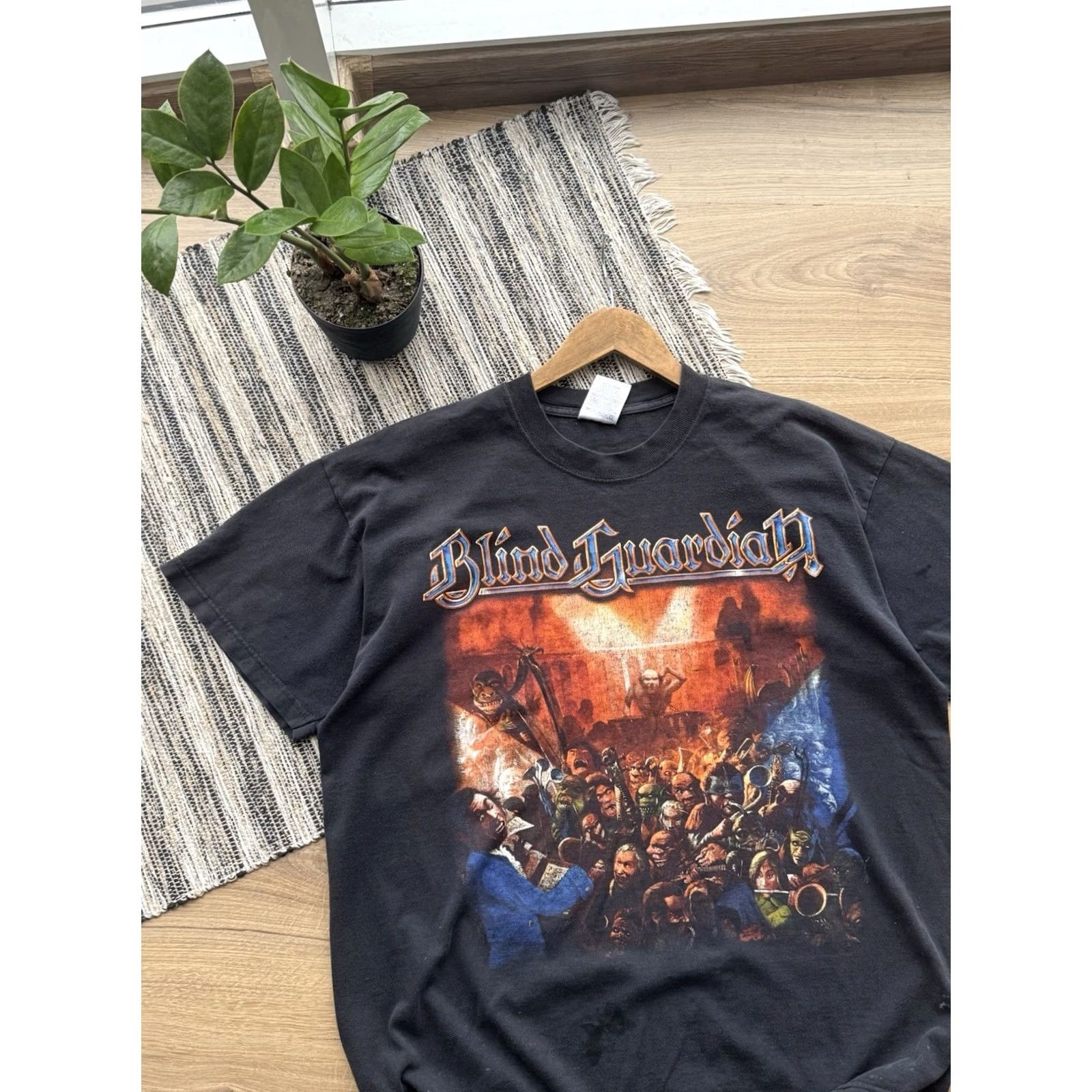 Vintage VINTAGE Blind Guardian Opera Tour 90s Band T-Shirt XL Men Size US XL / EU 56 / 4 - 3 Thumbnail