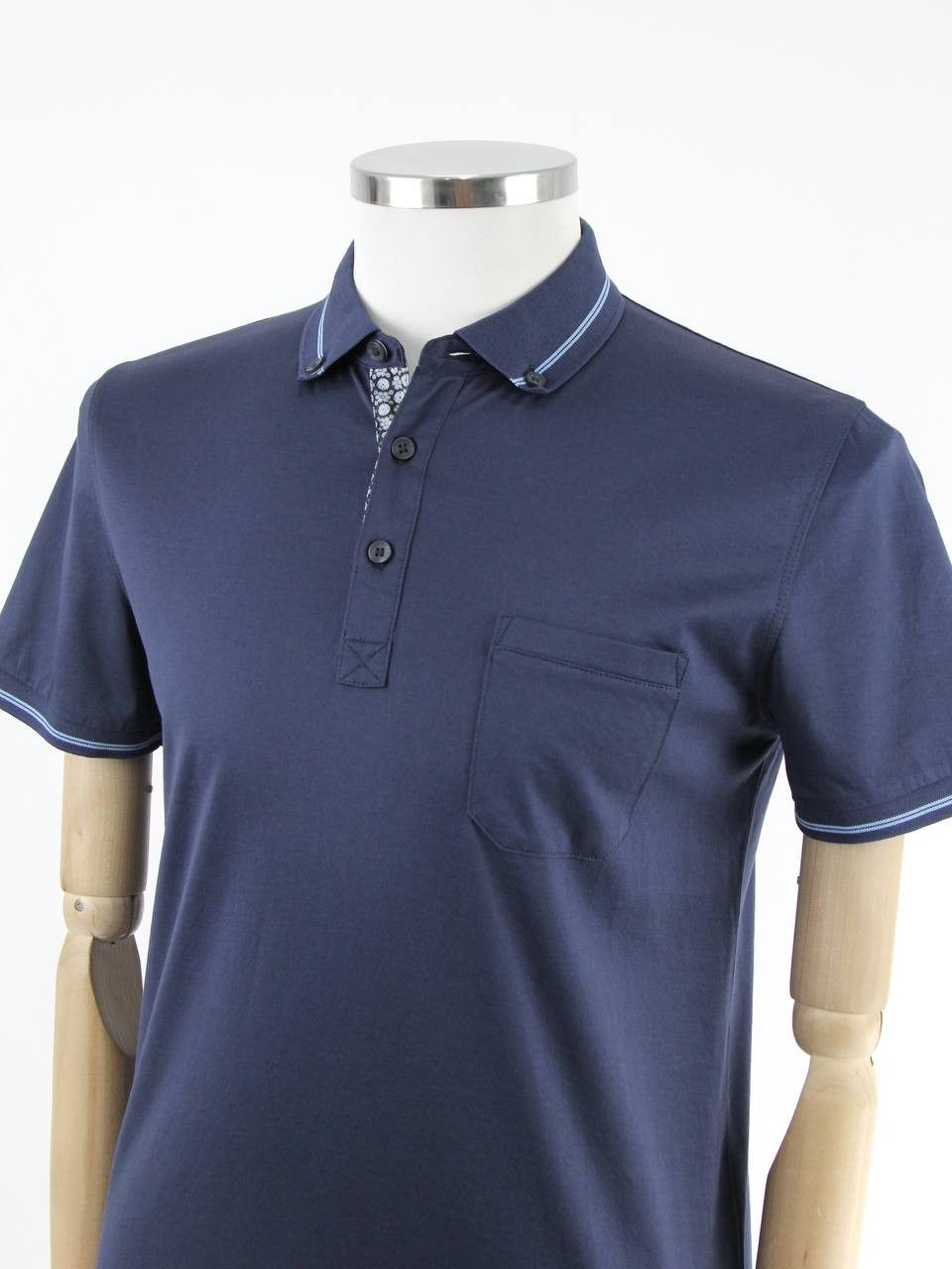Hugo Boss HUGO BOSS Blue Regular Shirt Size US M / EU 48-50 / 2 - 4 Thumbnail