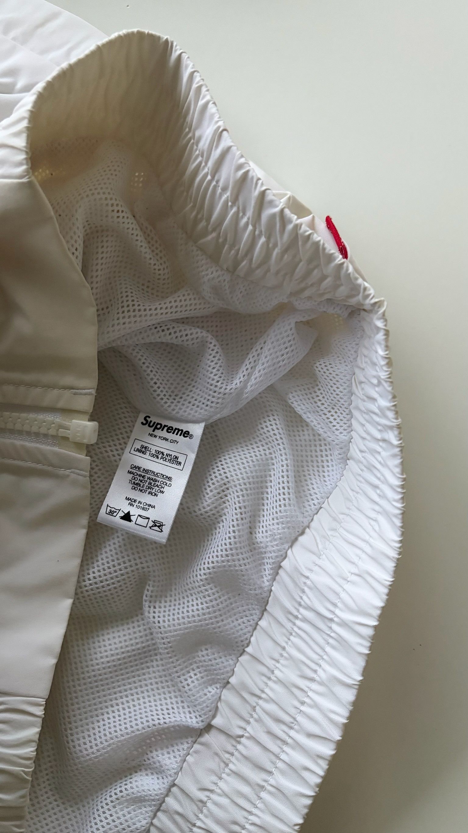 Supreme Supreme 3M Reflective Stripe Track Jacket (White) Size US M / EU 48-50 / 2 - 7 Thumbnail