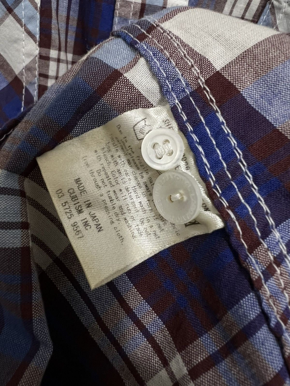 Visvim Visvim lumber check Shirt L/S button up shirt Size US L / EU 52-54 / 3 - 8 Thumbnail