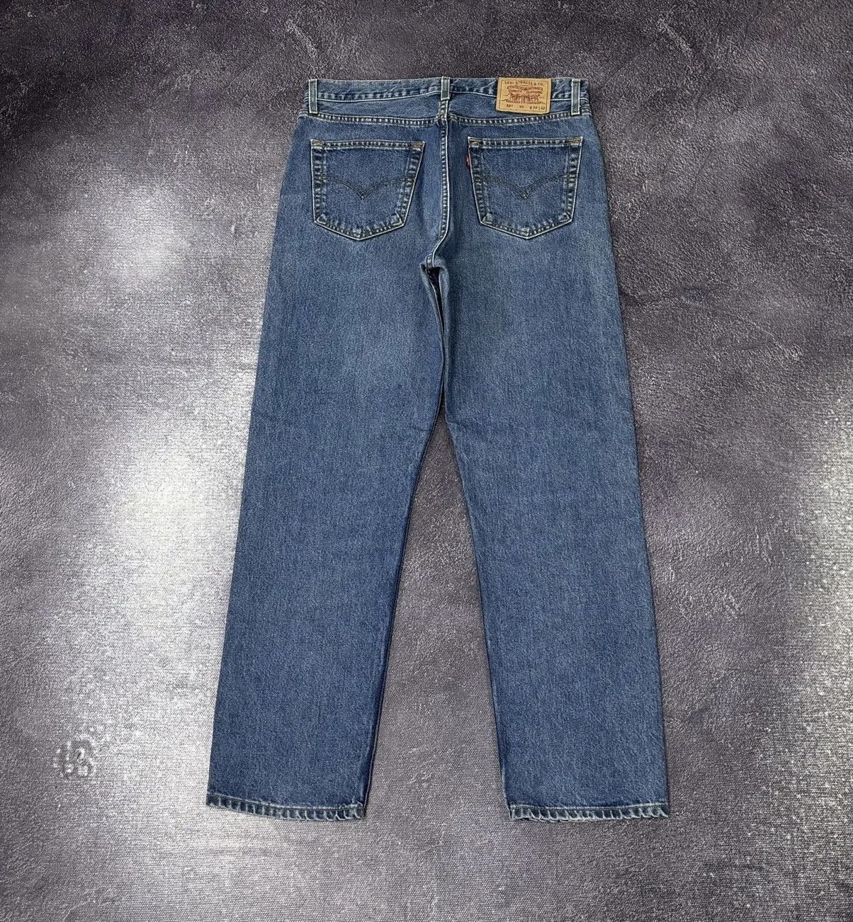 Levi's × Vintage Vintage 90s Levi's 521 American Blue Denim Baggy Jeans Size US 38 / EU 54 - 1 Thumbnail