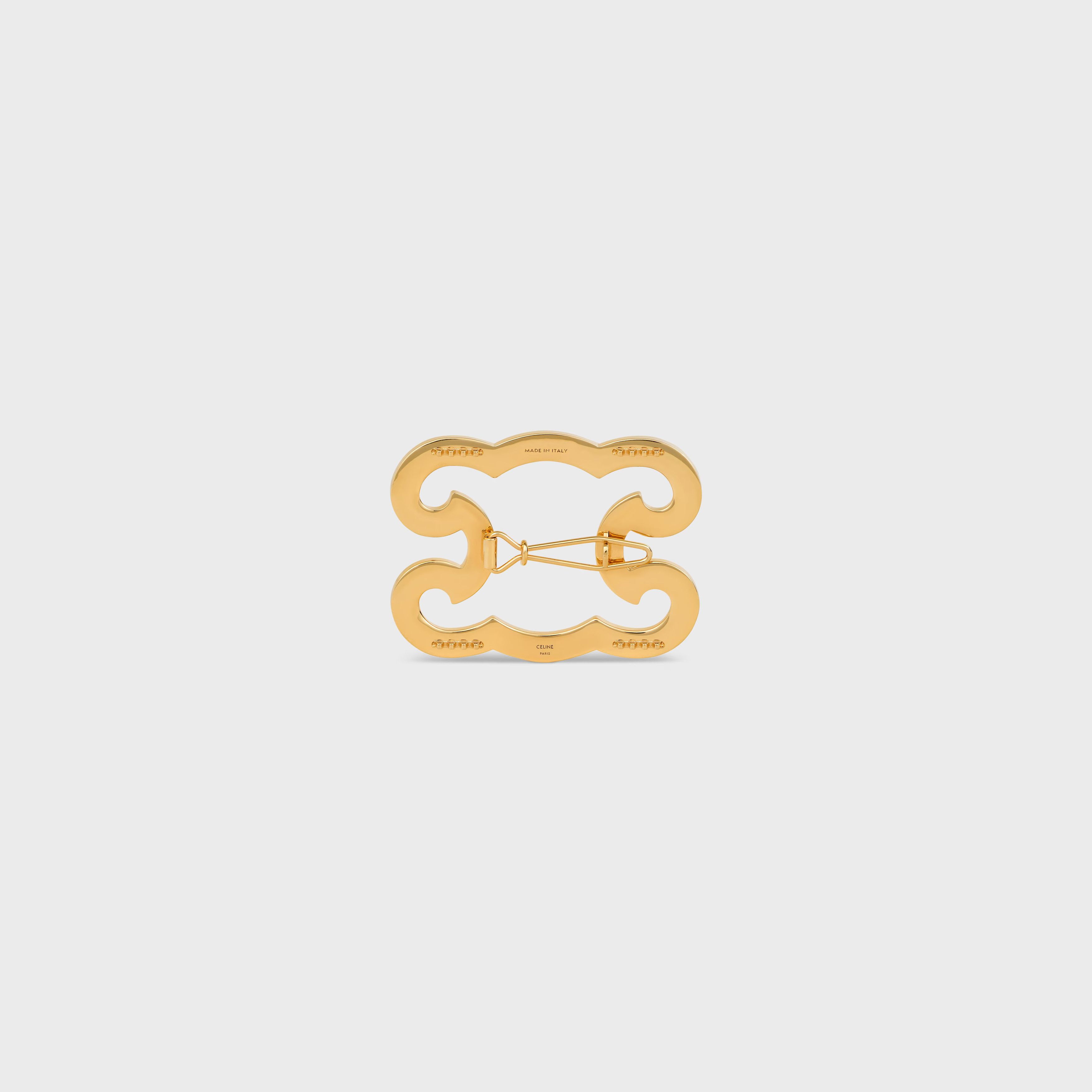 Celine o1bcso1str0925 461BT6BRS Size: OS / Triomphe Frame Hair Clip Size ONE SIZE - 2 Thumbnail
