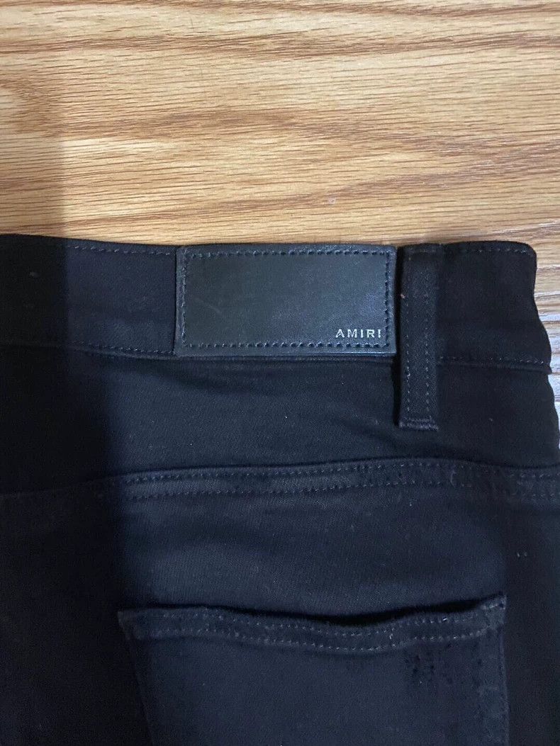 Amiri Amiri 16ss old school pure black mx1 jeans Size US 31 - 5 Thumbnail