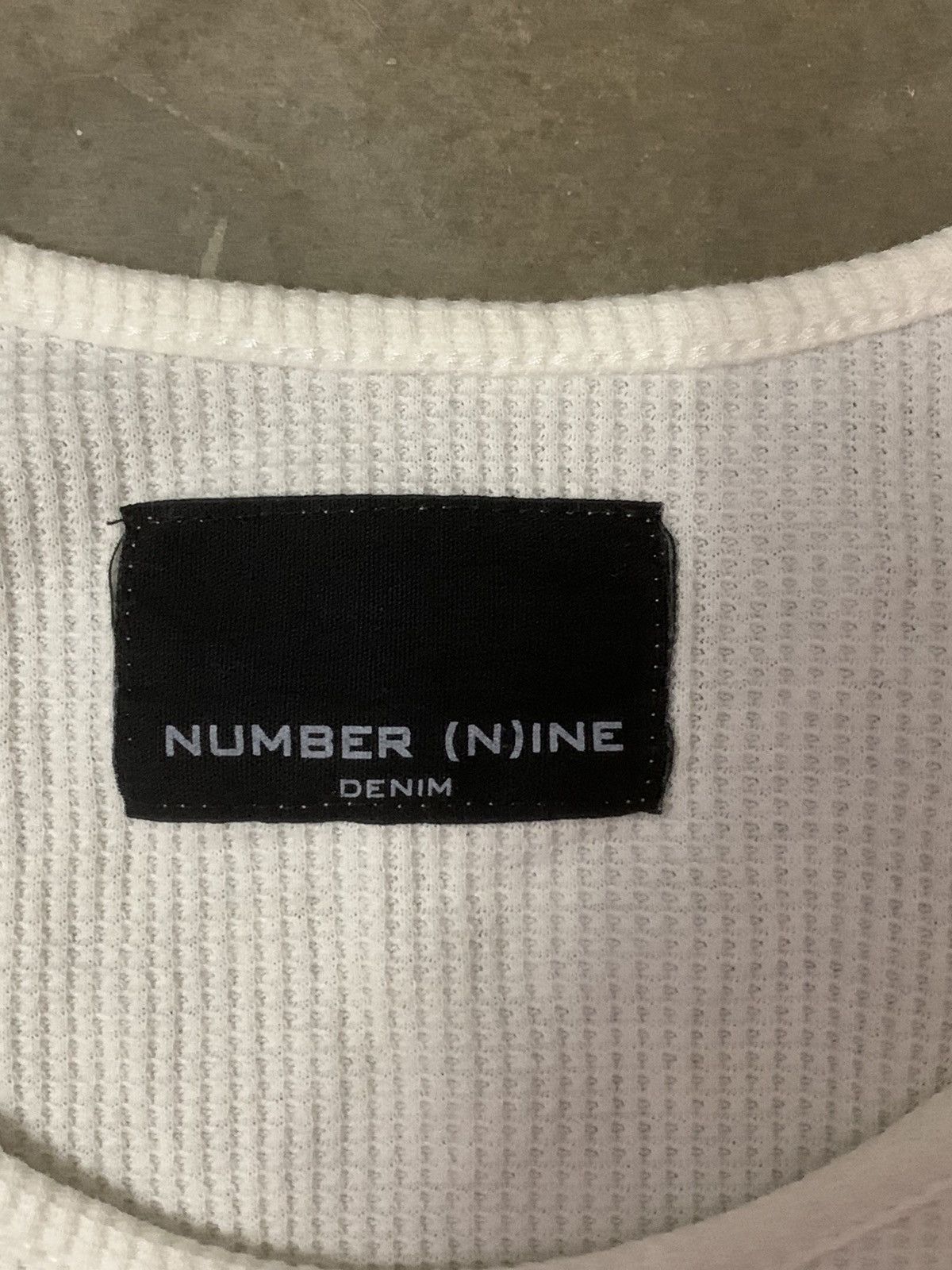Number (N)ine Number (N)ine Denim Plain Singlet Tee Size US M / EU 48-50 / 2 - 3 Thumbnail