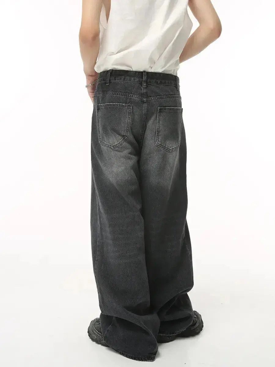 Japanese Brand Retro wide leg loose jeans Size US 32 / EU 48 - 3 Thumbnail