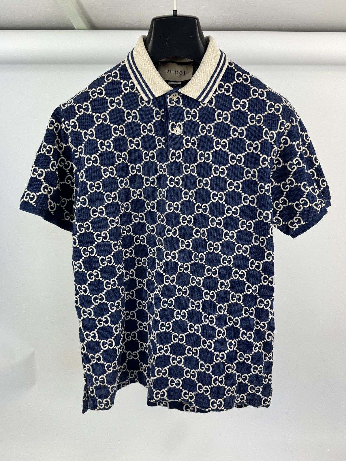 Gucci Elephant Print Polo Shirt | Grailed