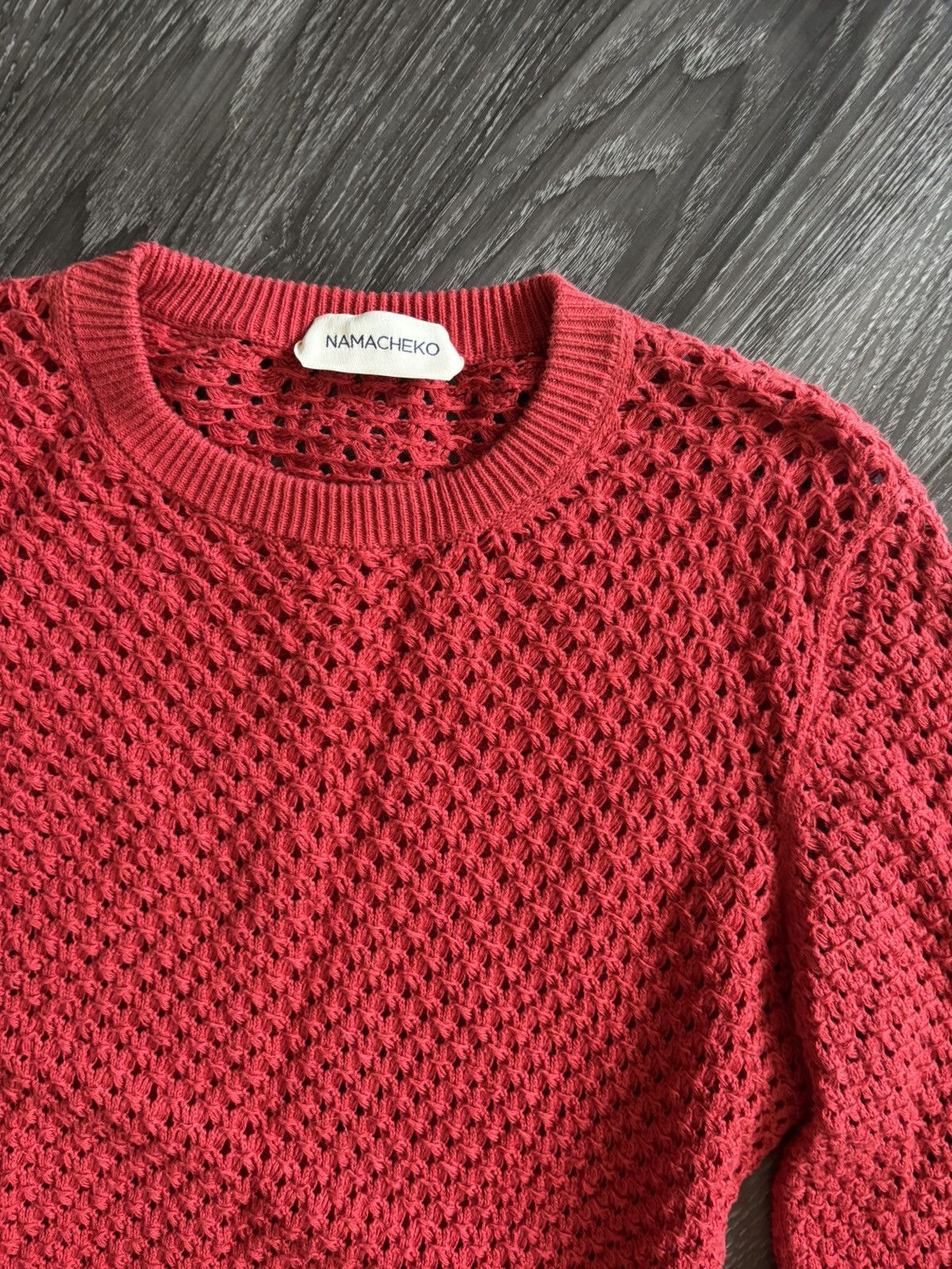 Namacheko SS18 Red Loose Knit Sweater Size US M / EU 48-50 / 2 - 4 Thumbnail