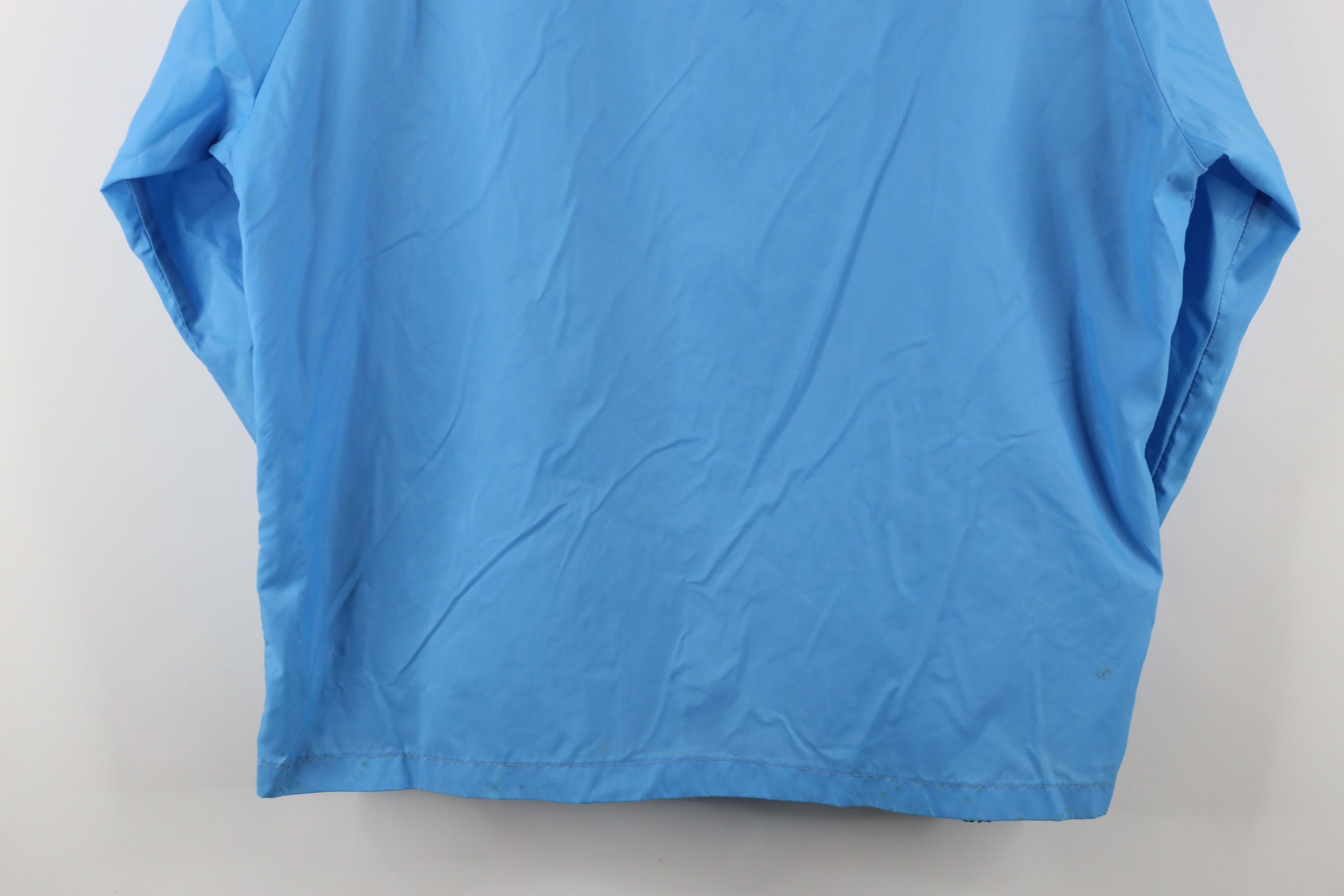 Vintage Vintage 70s Streetwear Satin Coach Coaches Jacket Blue USA Size US L / EU 52-54 / 3 - 16 Thumbnail
