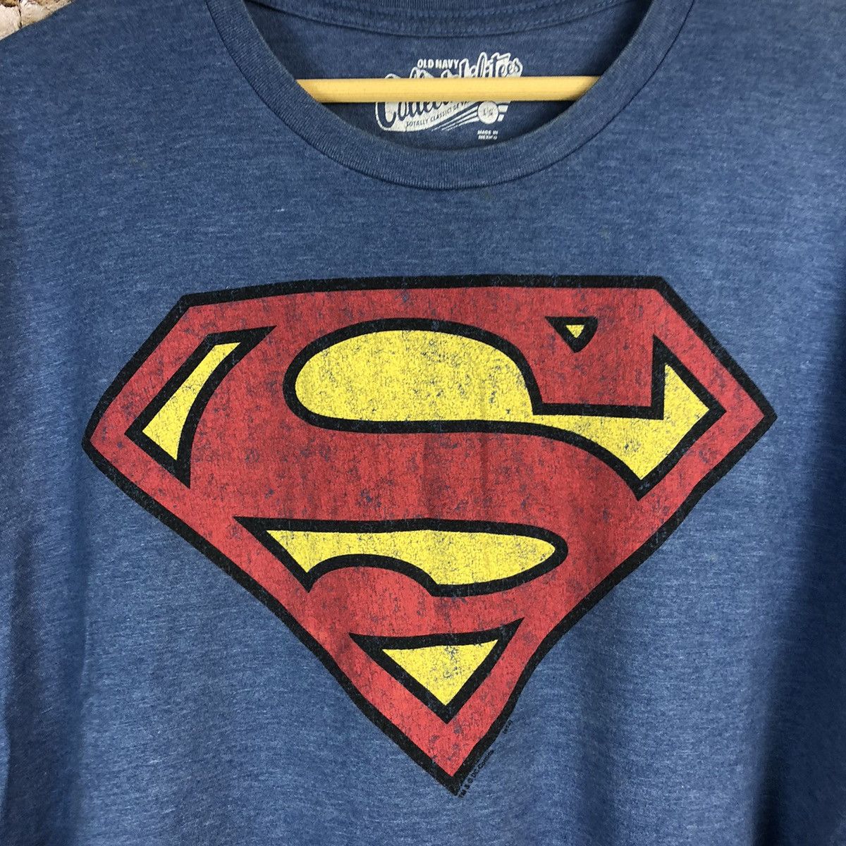 Japanese Brand × Marvel Comics Superman Blue T-Shirt #A549 Size US L / EU 52-54 / 3 - 9 Thumbnail
