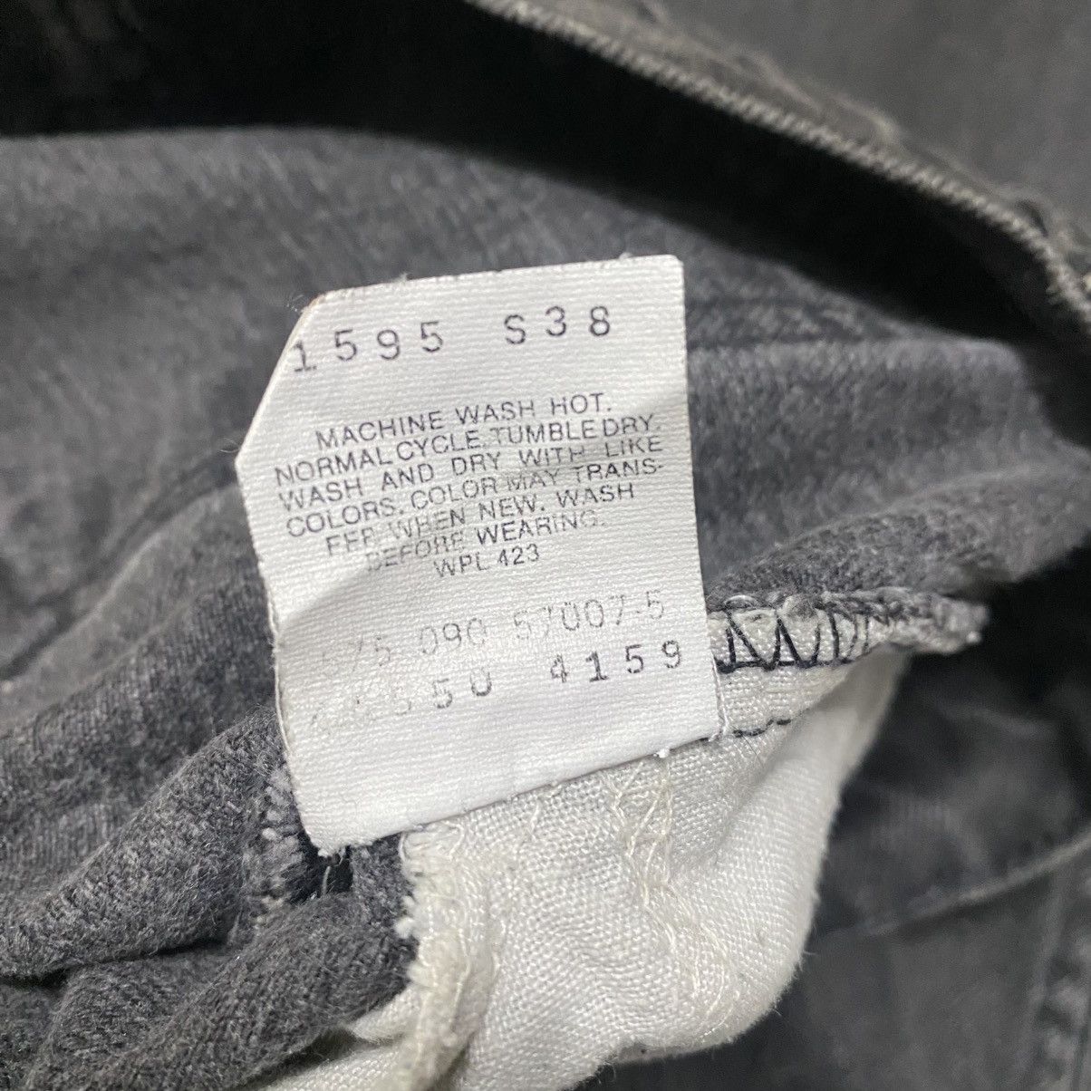 Levi's Vintage Levis 550 Black Loose Skater Jeans Size US 38 / EU 54 - 18 Thumbnail