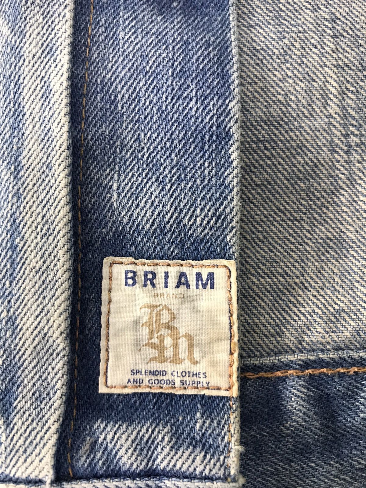 Japanese Brand Vintage Briam Means Jacket Jeans Selvedge Style Size US M / EU 48-50 / 2 - 11 Thumbnail