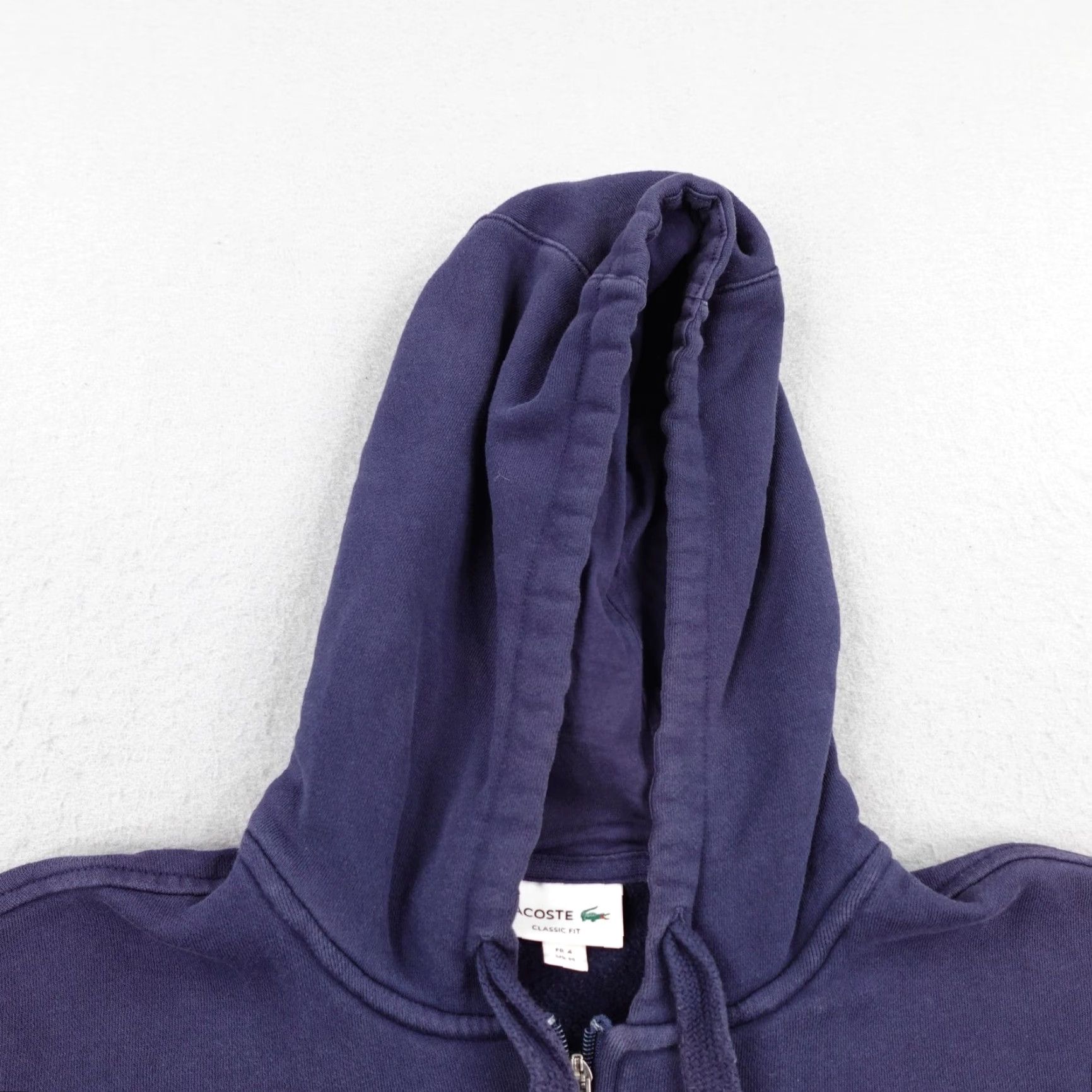 Lacoste Lacoste Hoodie Mens M Blue Classic Fit Full Zip Fleece Sweatshirt Croc Logo Size US M / EU 48-50 / 2 - 2 Thumbnail