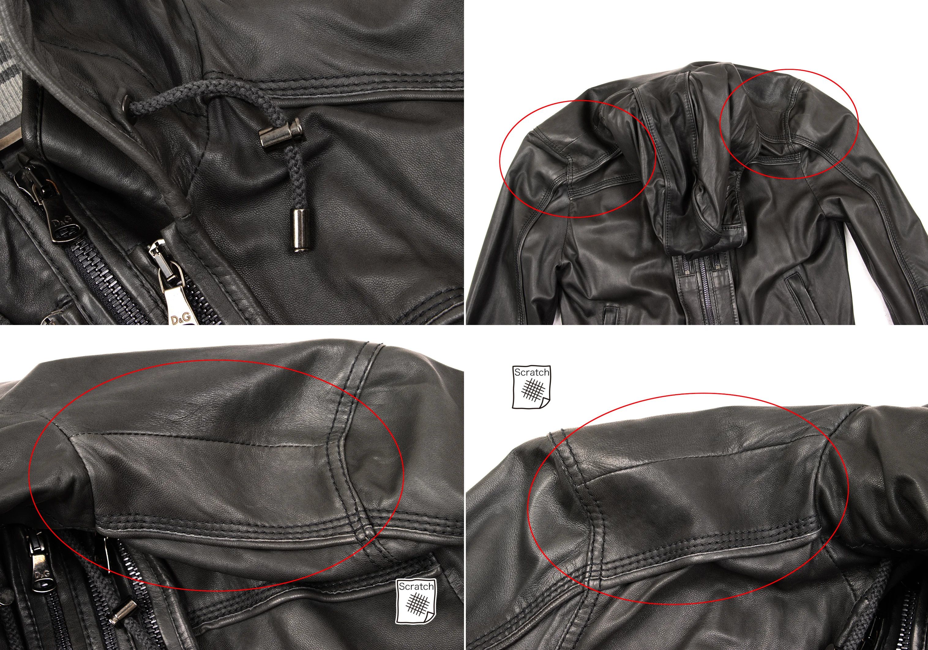 Dolce & Gabbana Hooded Zip Blouson in Charcoal, Size 46 Size US S / EU 44-46 / 1 - 7 Thumbnail