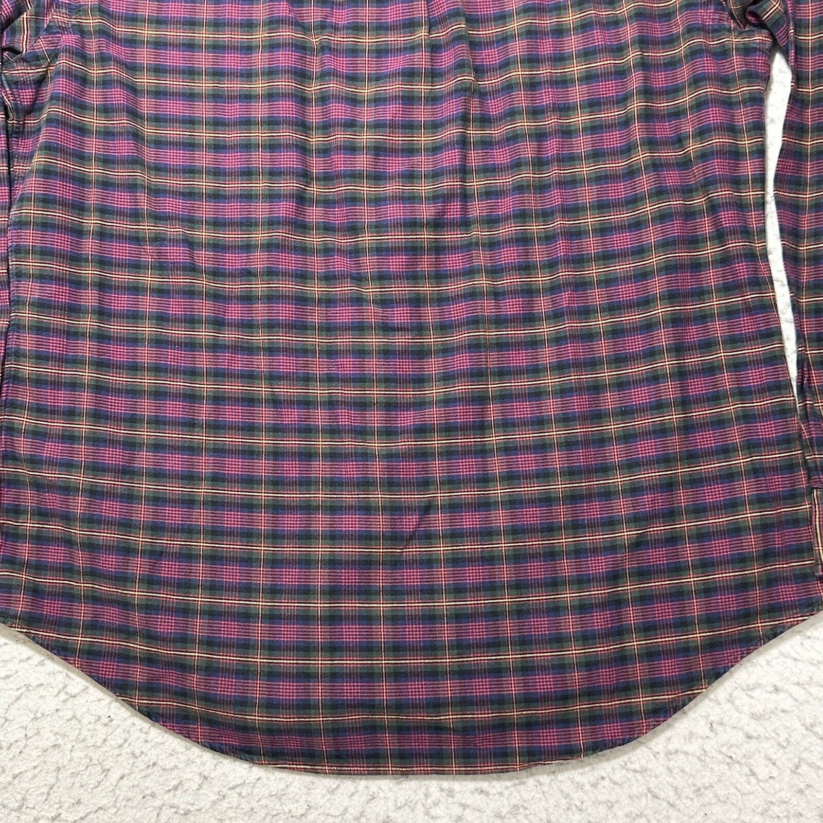 Ralph Lauren Ralph Lauren Large Button Down Purple Plaid Dress Shirt Size US L / EU 52-54 / 3 - 11 Thumbnail