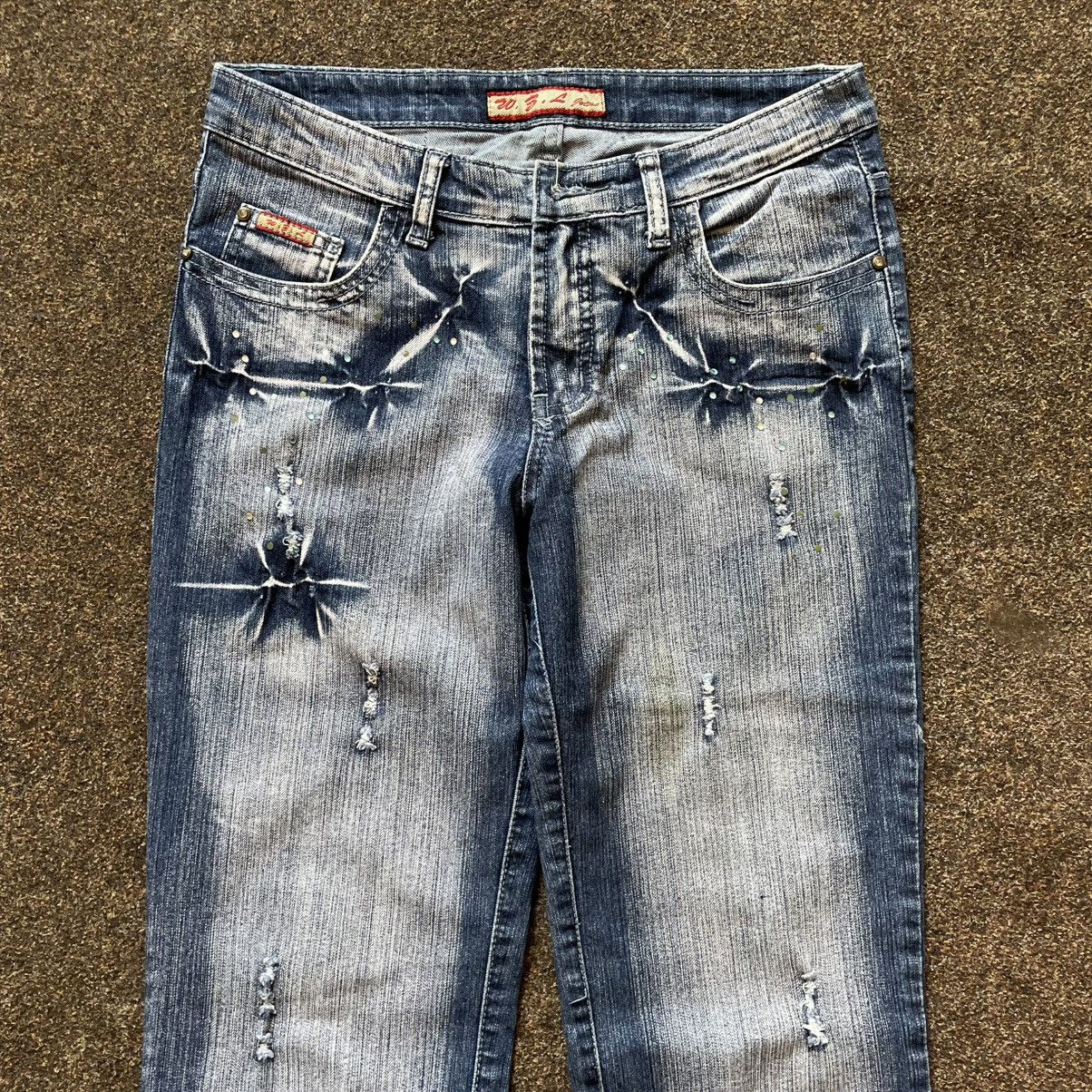 Other Vintage Y2K Flared Jeans Parachute Bootcut pants Cargo 90s Size 31" - 3 Thumbnail