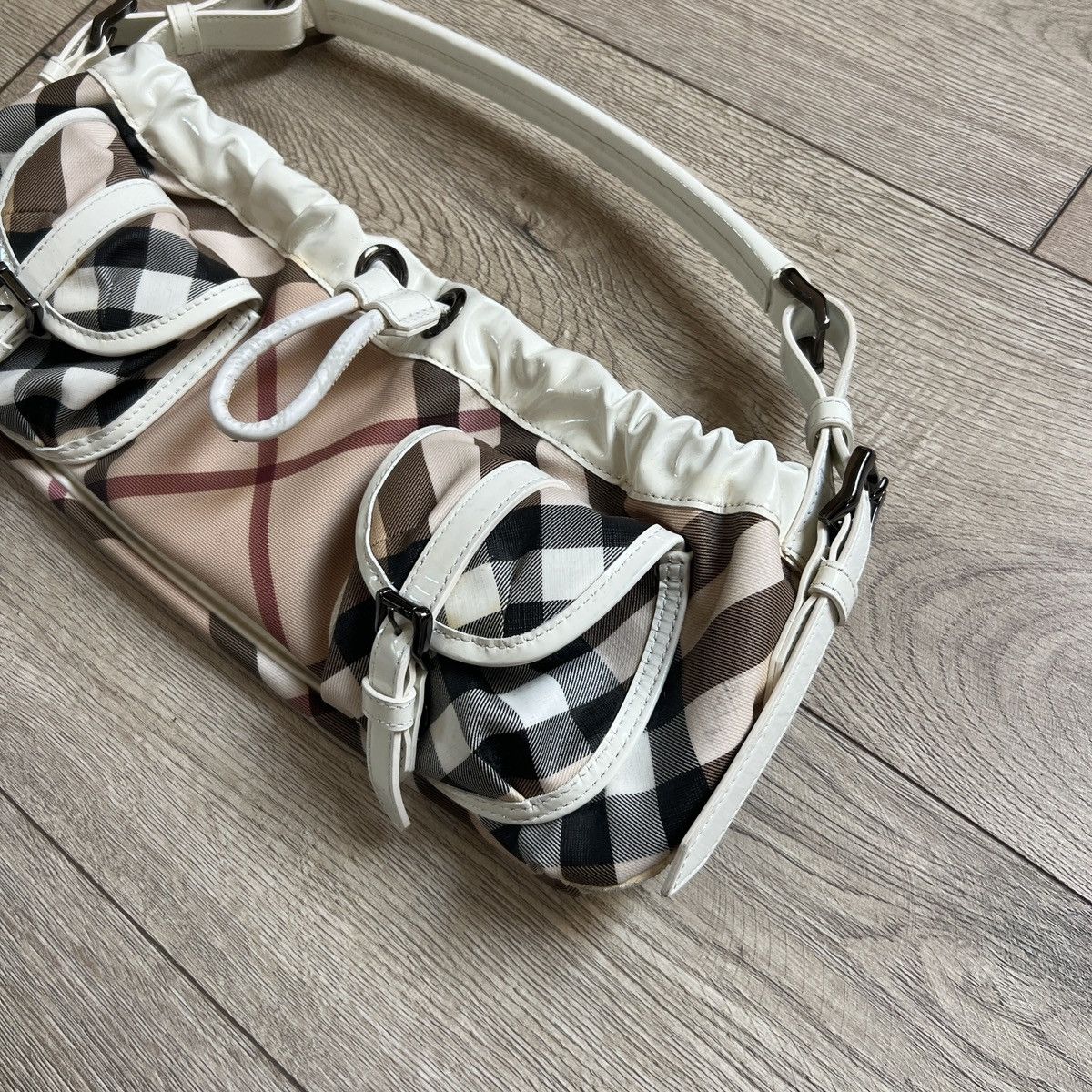 Burberry Vintage 90's Burberry Nova Check Shoulder Baguette Bag Size ONE SIZE - 2 Thumbnail