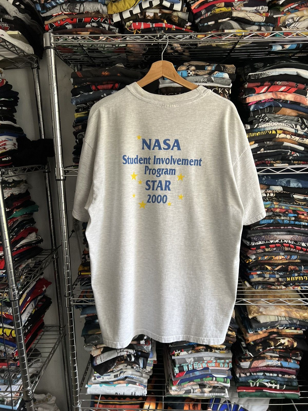 Hanes 2000 NASA STAR Student Involvement Program Logo Tee Size US XL / EU 56 / 4 - 2 Thumbnail