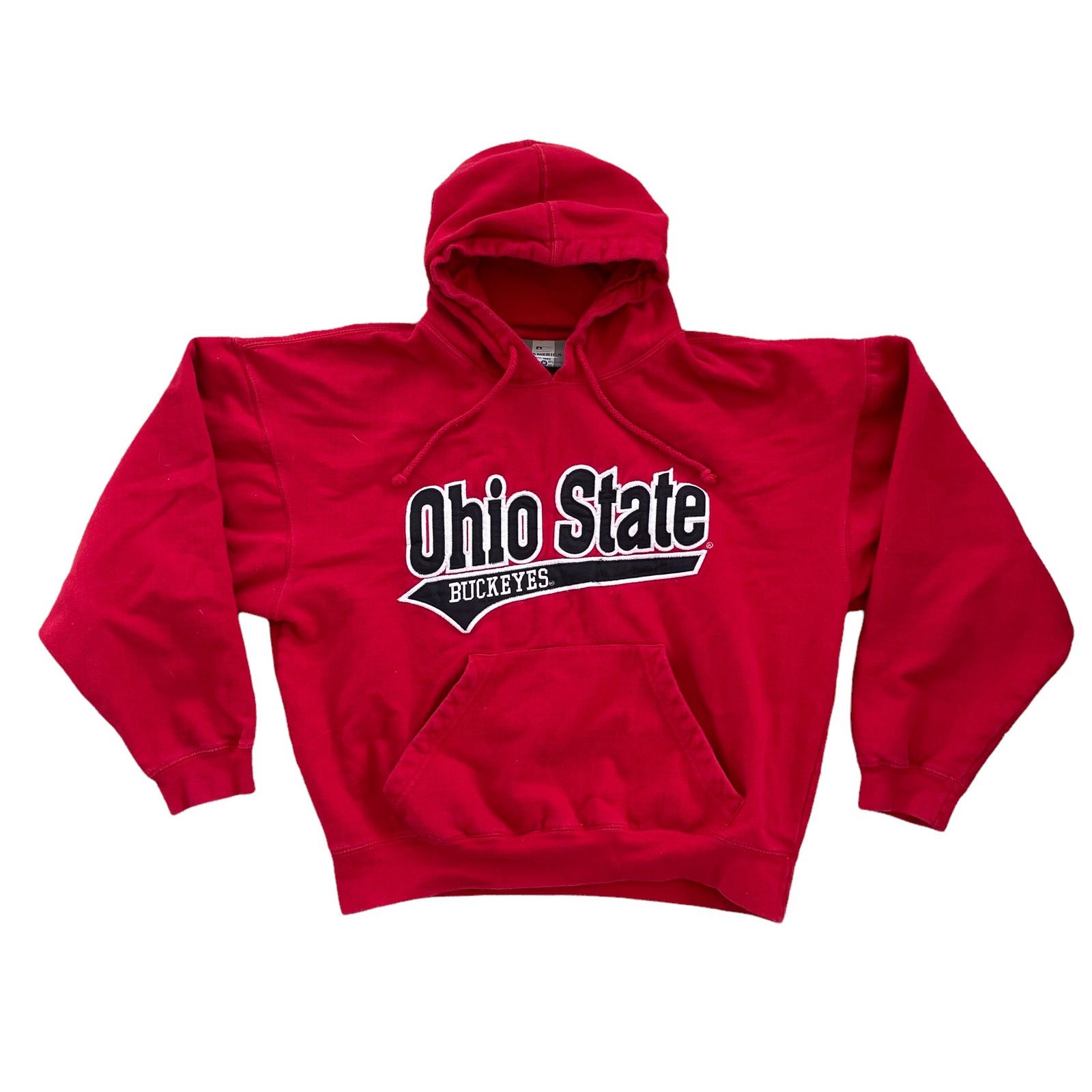 J. America Ohio State University Stitched Hoodie M Size US M / EU 48-50 / 2 - 1 Thumbnail