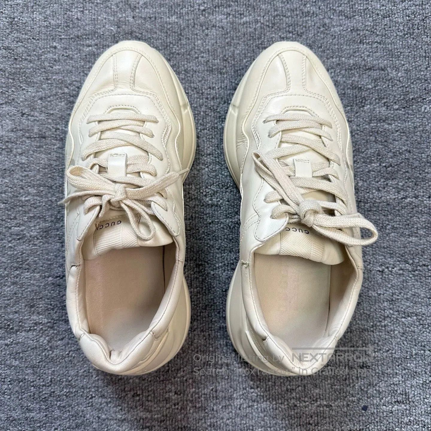 Gucci gucci classic dad sneakers in beige color. Size US 7 / EU 40 - 4 Thumbnail